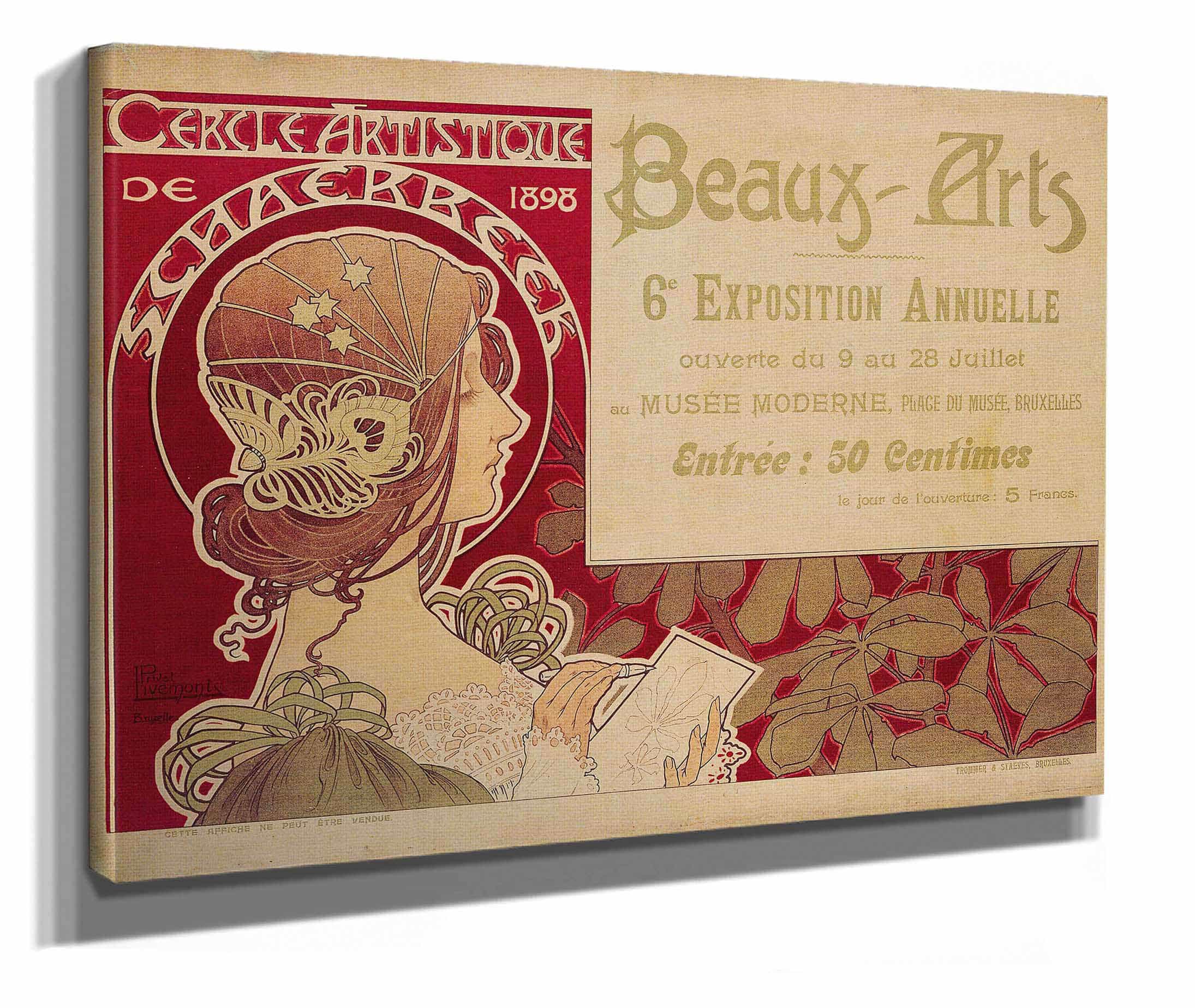 Cercle Artistique De Schaerbeek by Henri Privat Livemont - Image 2