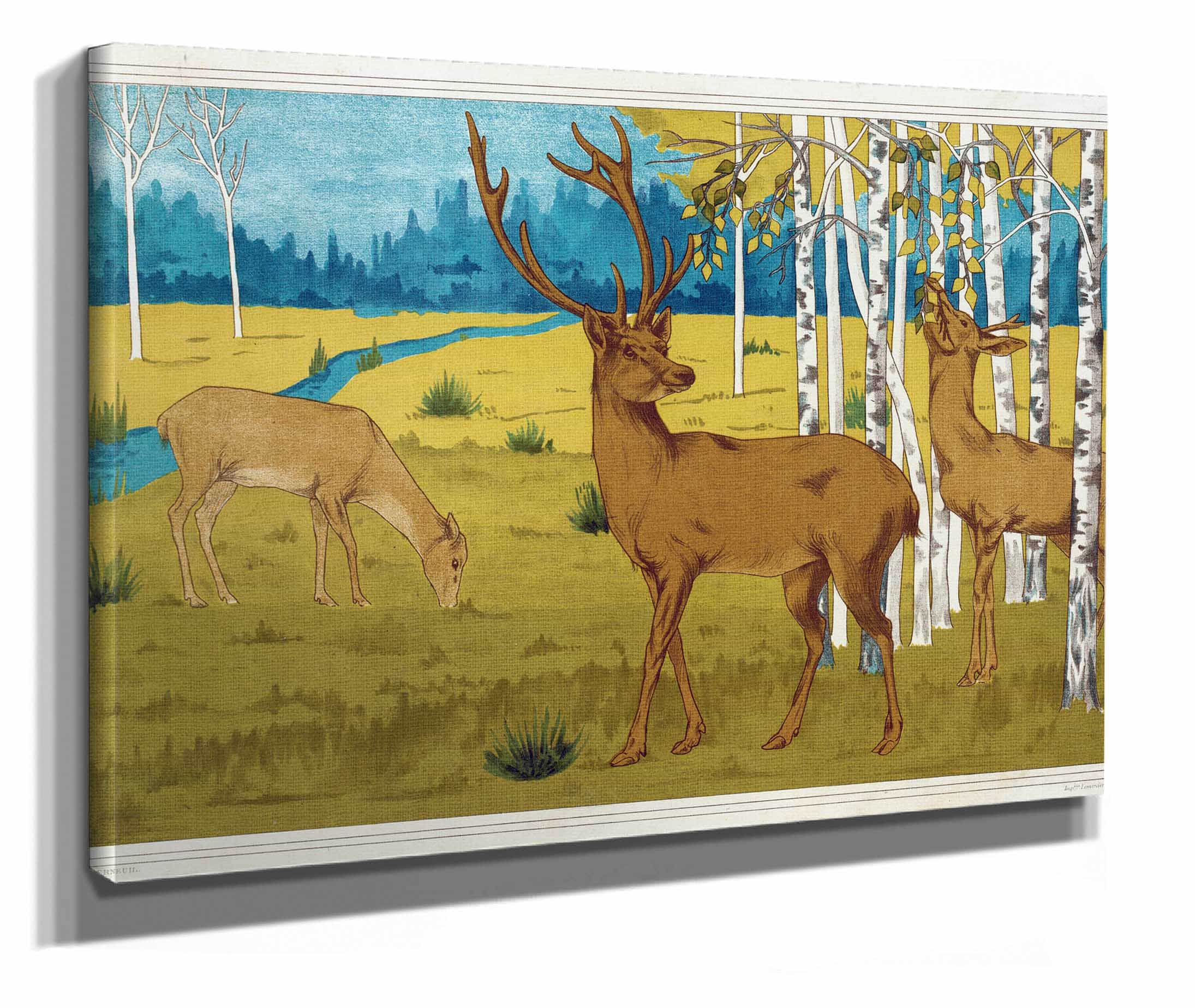 Cerfs by Maurice Pillard Verneuil - Image 2