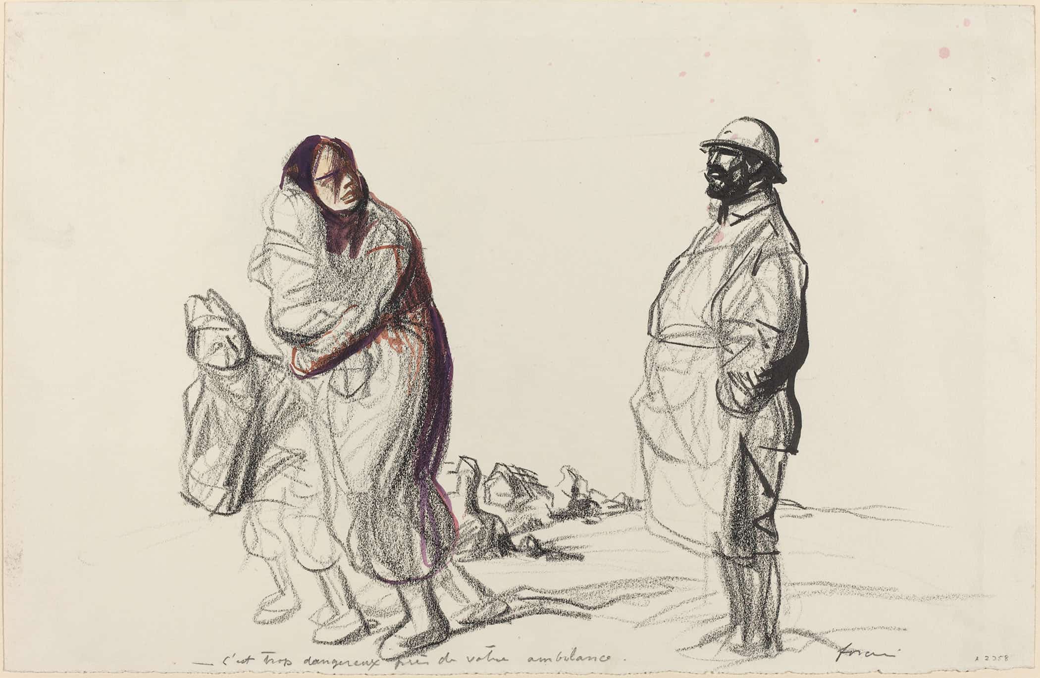 Cest Trop Dangereux Pres De Votre Ambulance by Jean Louis Forain - Image 2