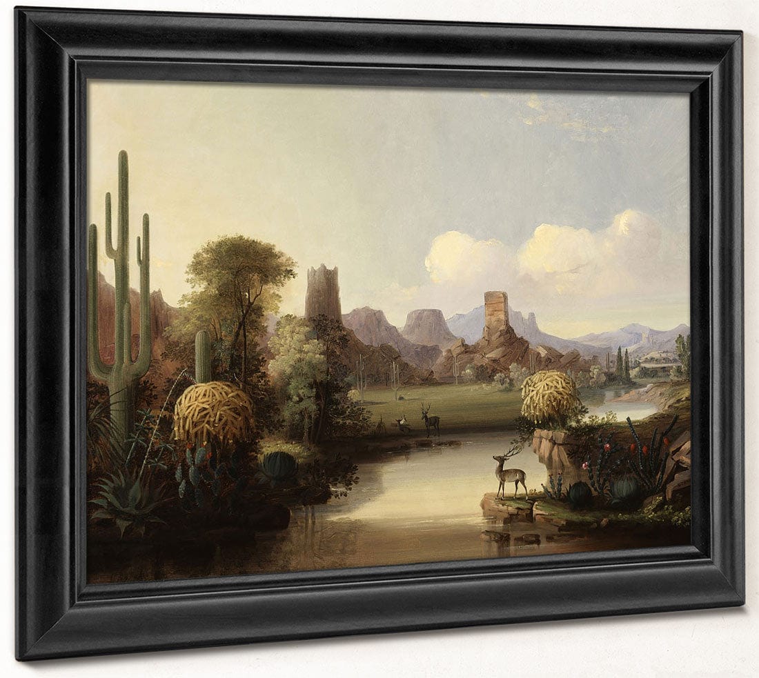Chain Of Spires Along The Gila River By John Mix Stanley - Image 8