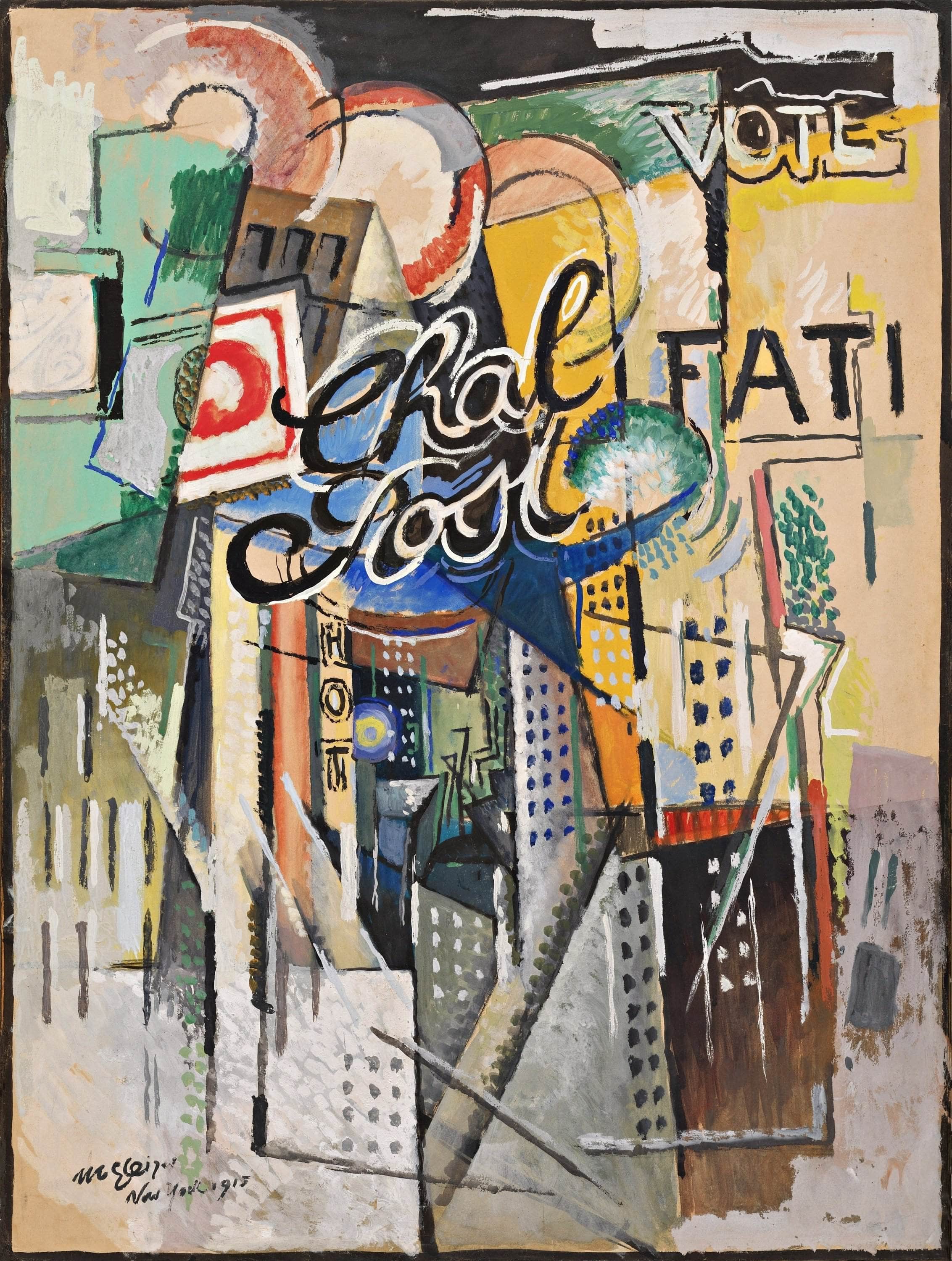 Chal Post Painting Albert Gleizes Canvas Art - Image 5