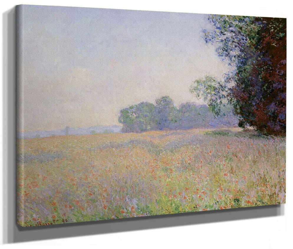 Champ D'avoine (Oat Field) By Claude Monet
