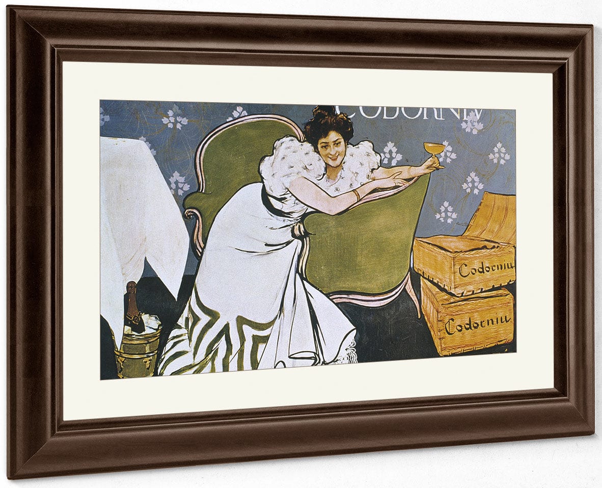 Champagne Codorniu (Lola Plumet) By Ramon Casas - Image 3