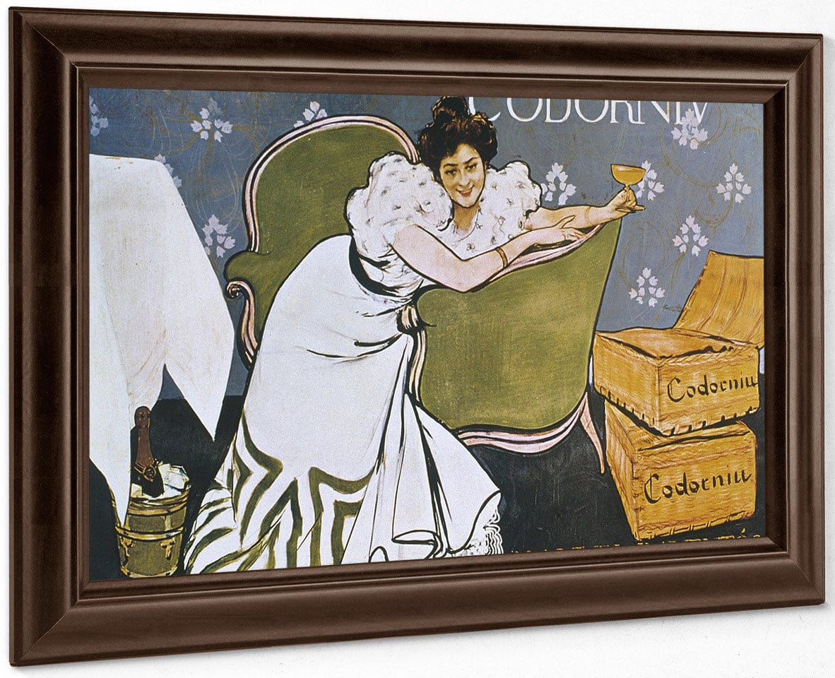 Champagne Codorniu (Lola Plumet) By Ramon Casas - Image 4