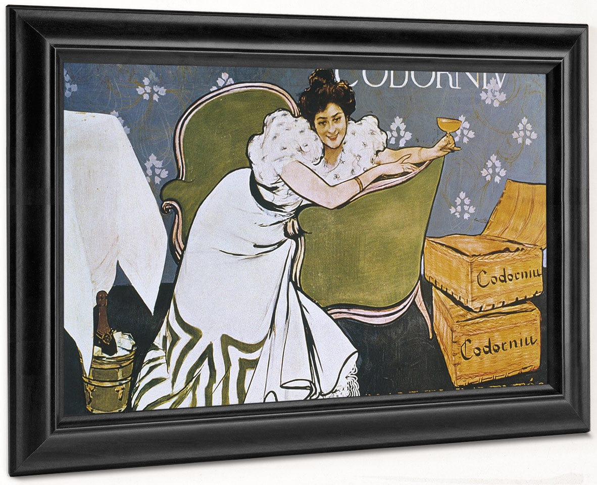 Champagne Codorniu (Lola Plumet) By Ramon Casas - Image 6