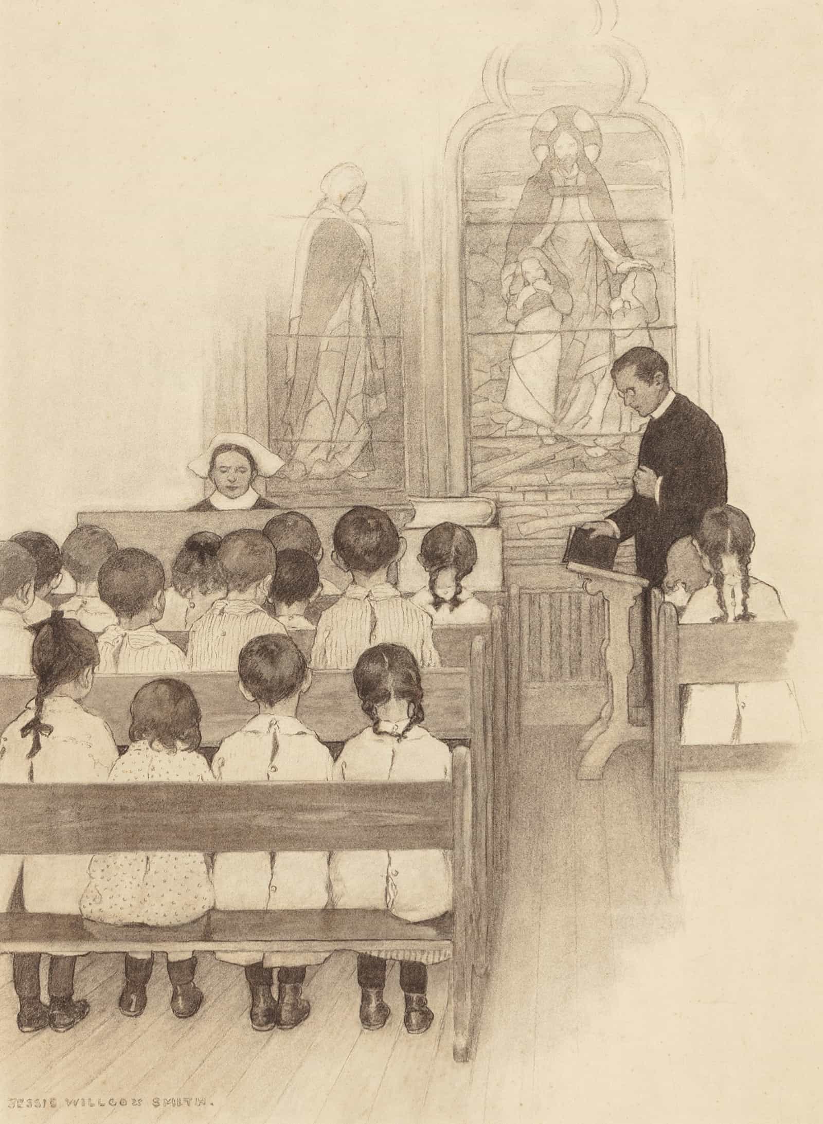 Chapel Grace Church Nursery by Jessie Willcox Smith - Image 2