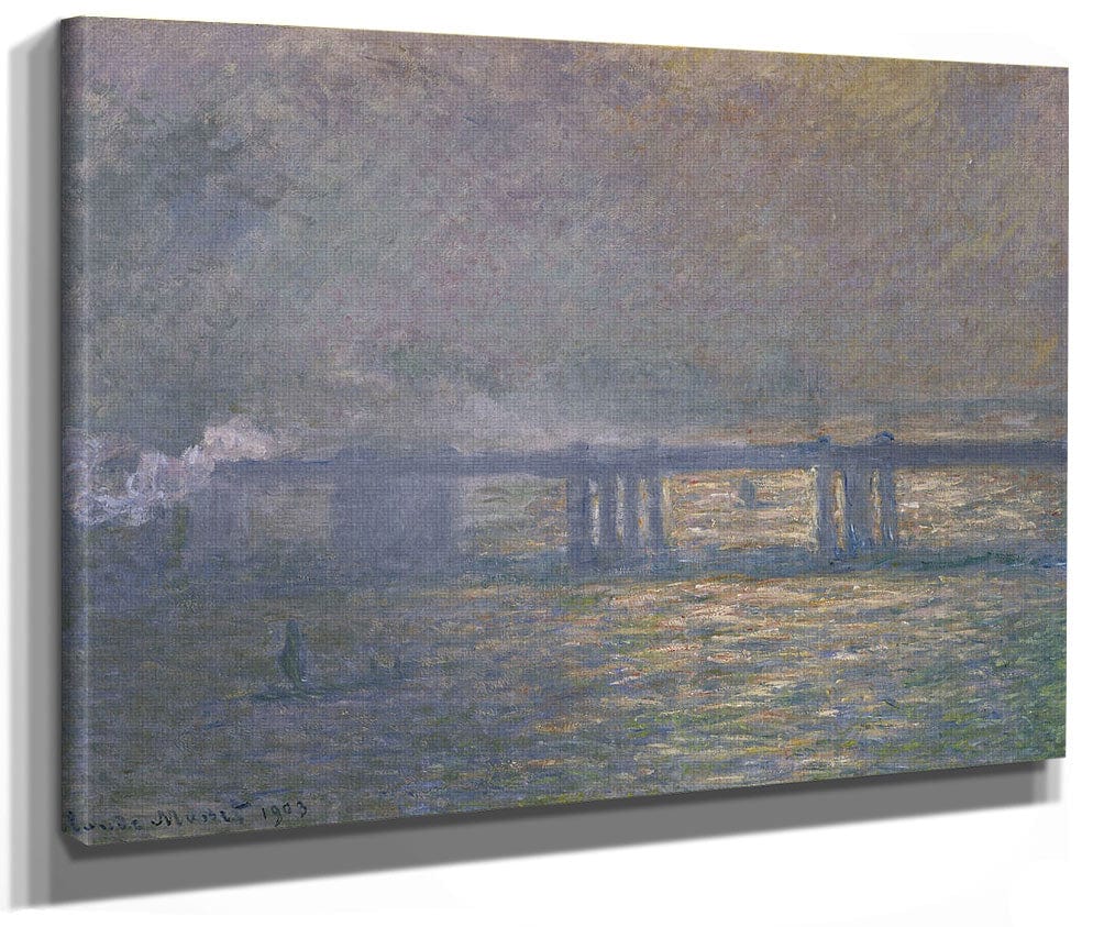 Charing Cross Bridge By Claude Monet