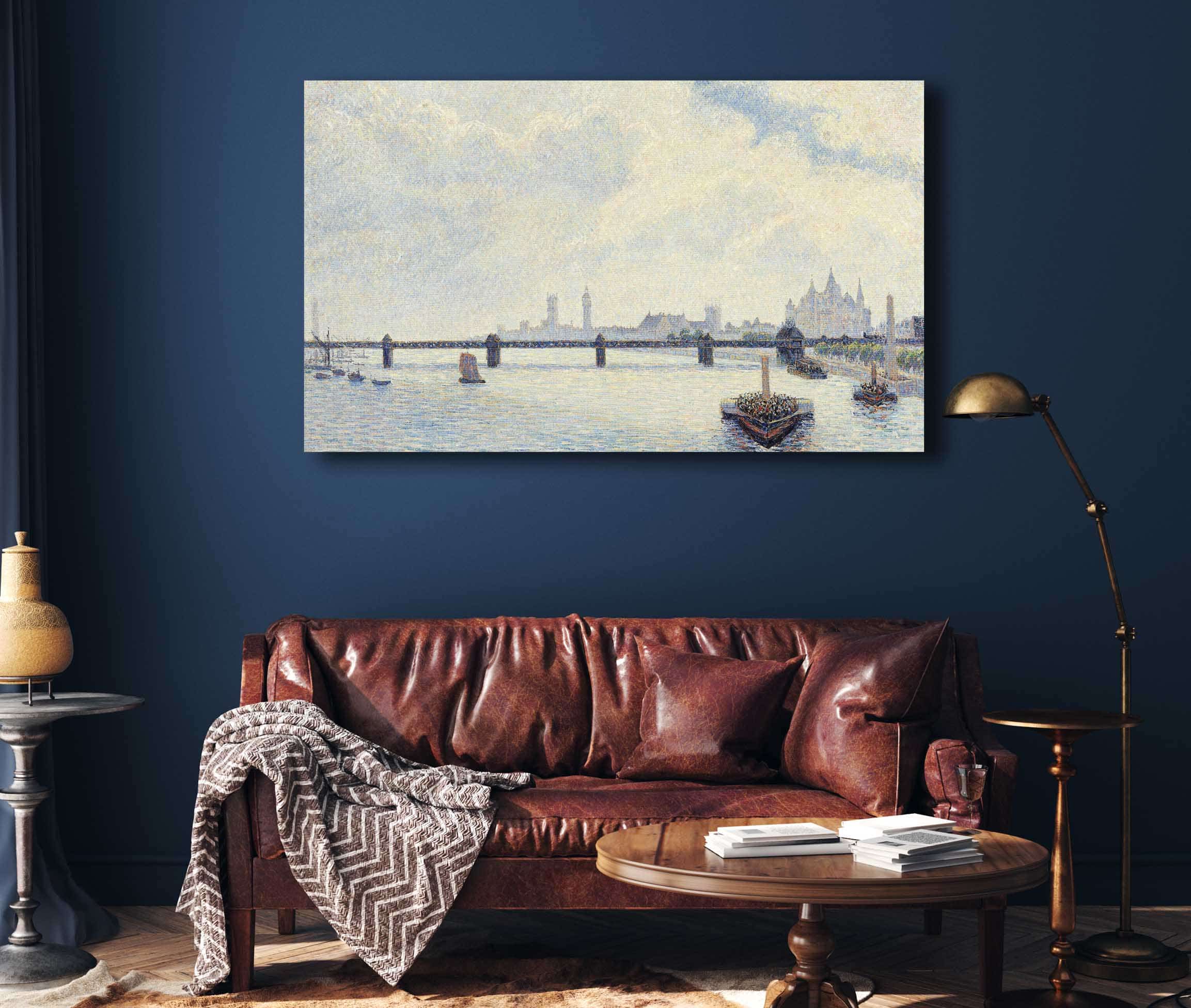 Charing Cross Bridgelondon by Camille Pissarro - Image 4