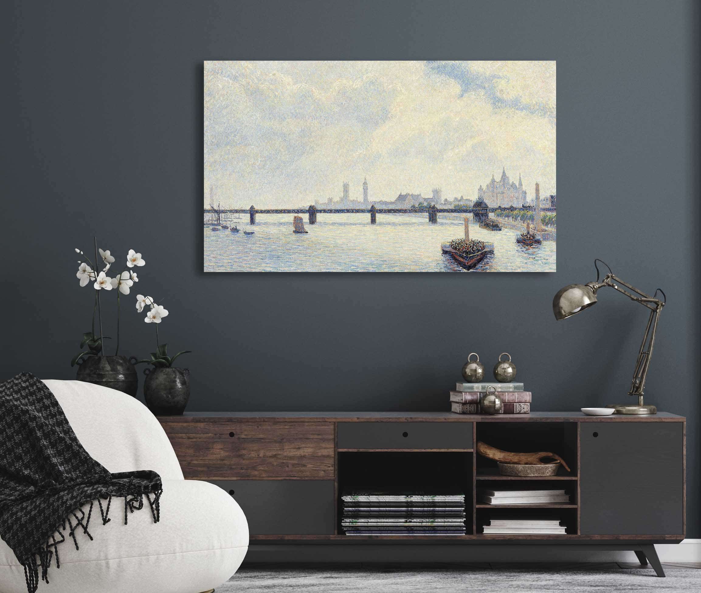 Charing Cross Bridgelondon by Camille Pissarro - Image 5