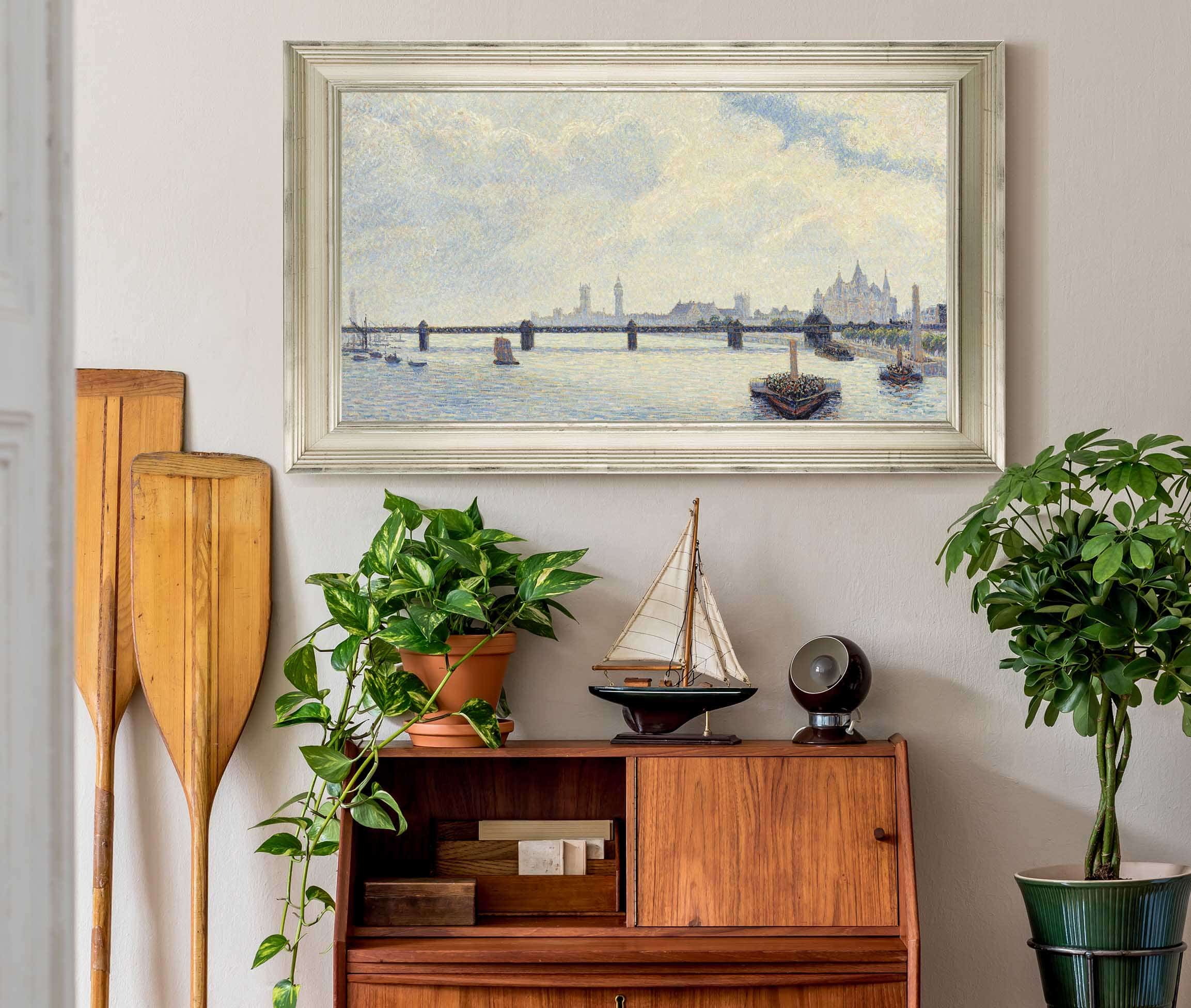 Charing Cross Bridgelondon by Camille Pissarro - Image 6