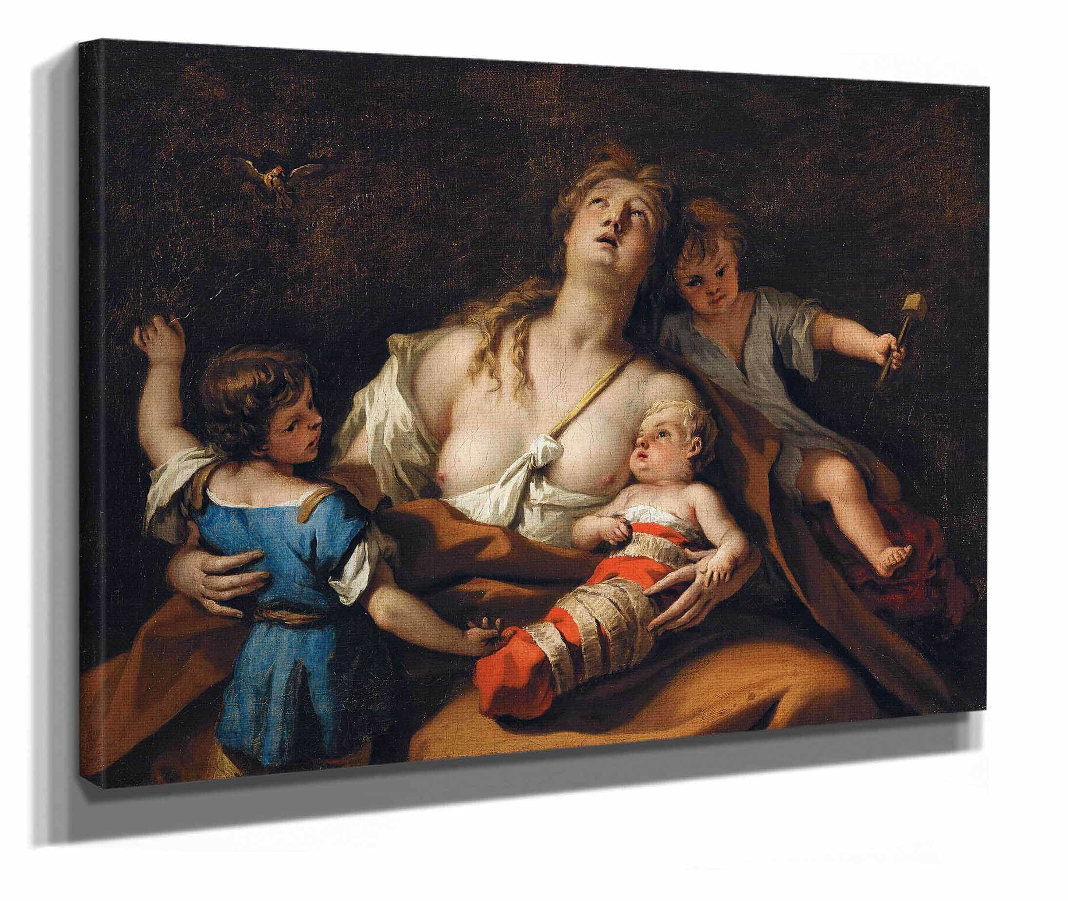 Charity by Sebastiano Ricci - Image 2