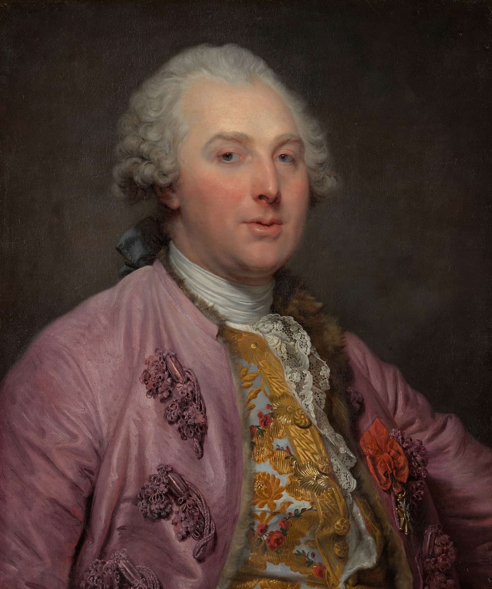 Charles Claude De Flahaut Comte Dangiviller by Jean Baptiste Greuze - Image 2