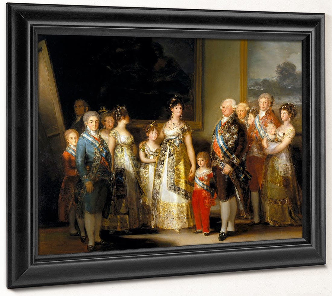 Charles Iv Of Spain And His Family By Francisco De Goya - Image 8