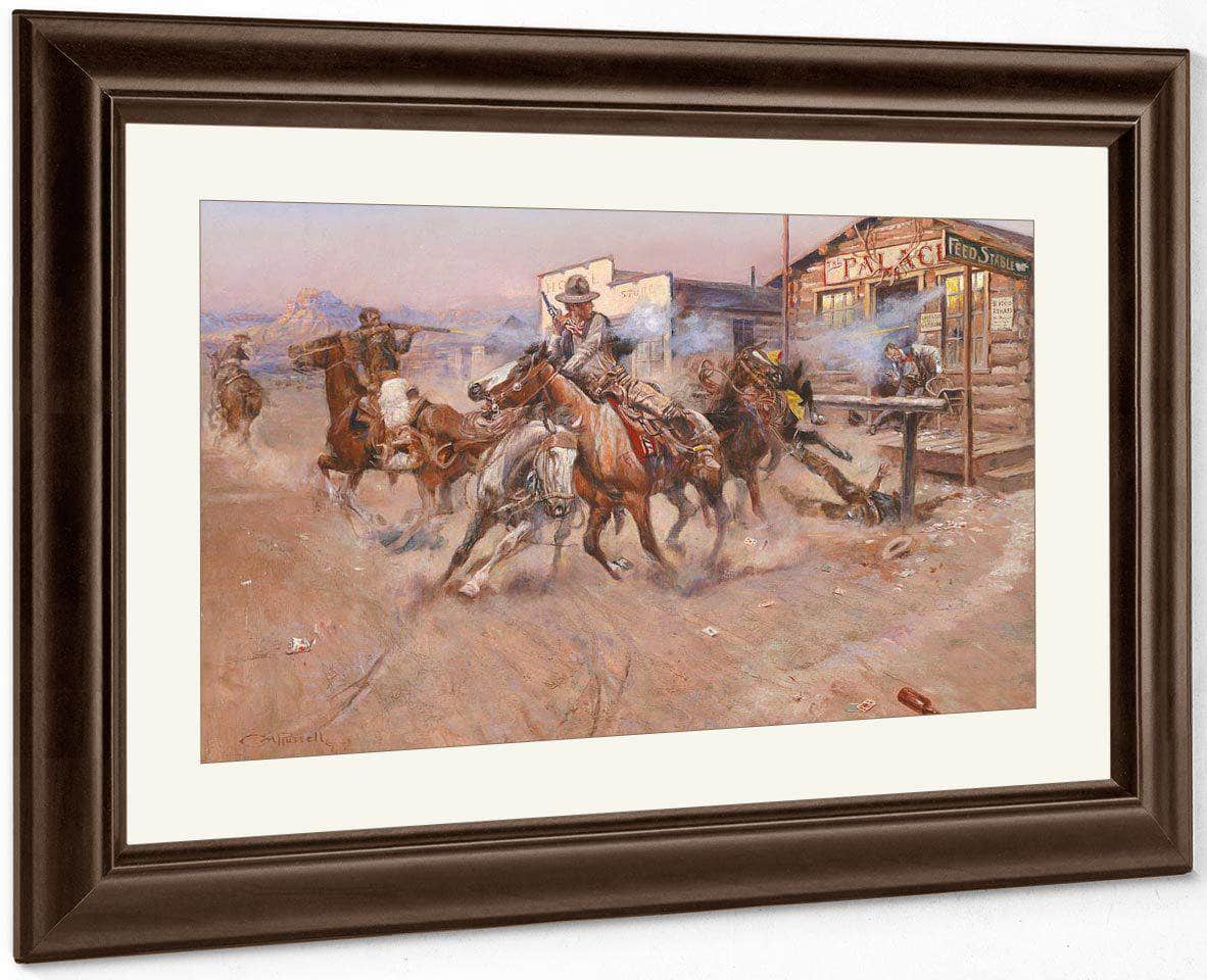 Charles Marion Russell – Smoke Of A .45 By Charles Marion Russell - Image 3