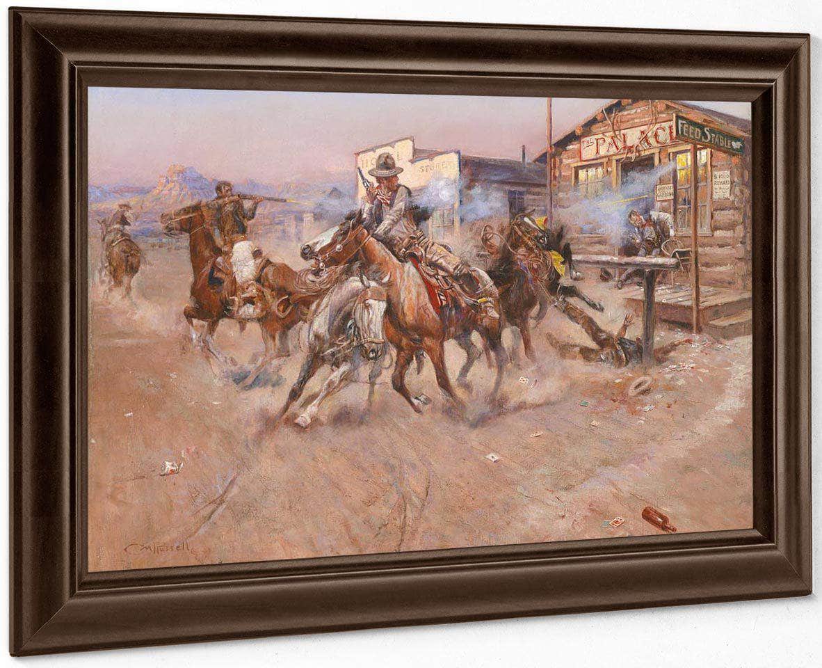 Charles Marion Russell – Smoke Of A .45 By Charles Marion Russell - Image 4