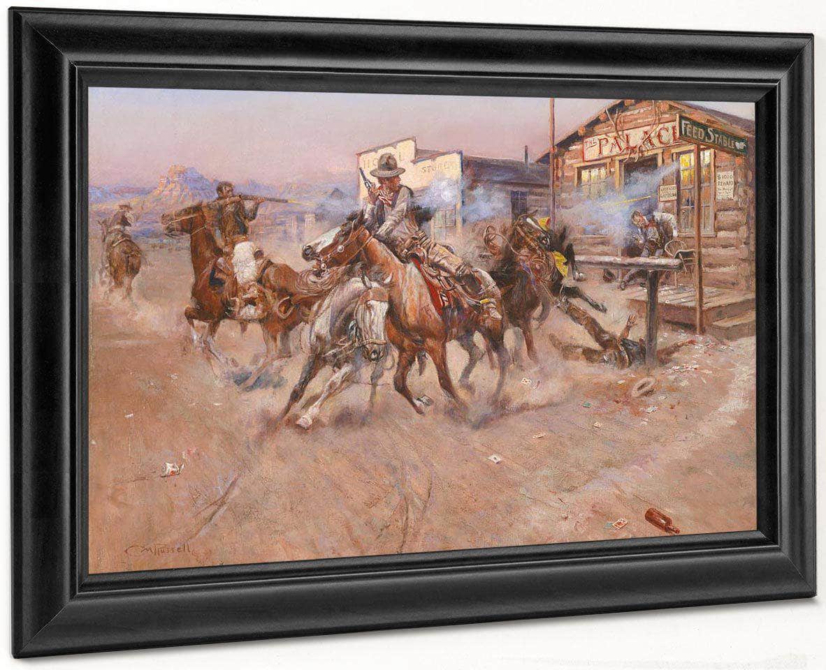 Charles Marion Russell – Smoke Of A .45 By Charles Marion Russell - Image 6