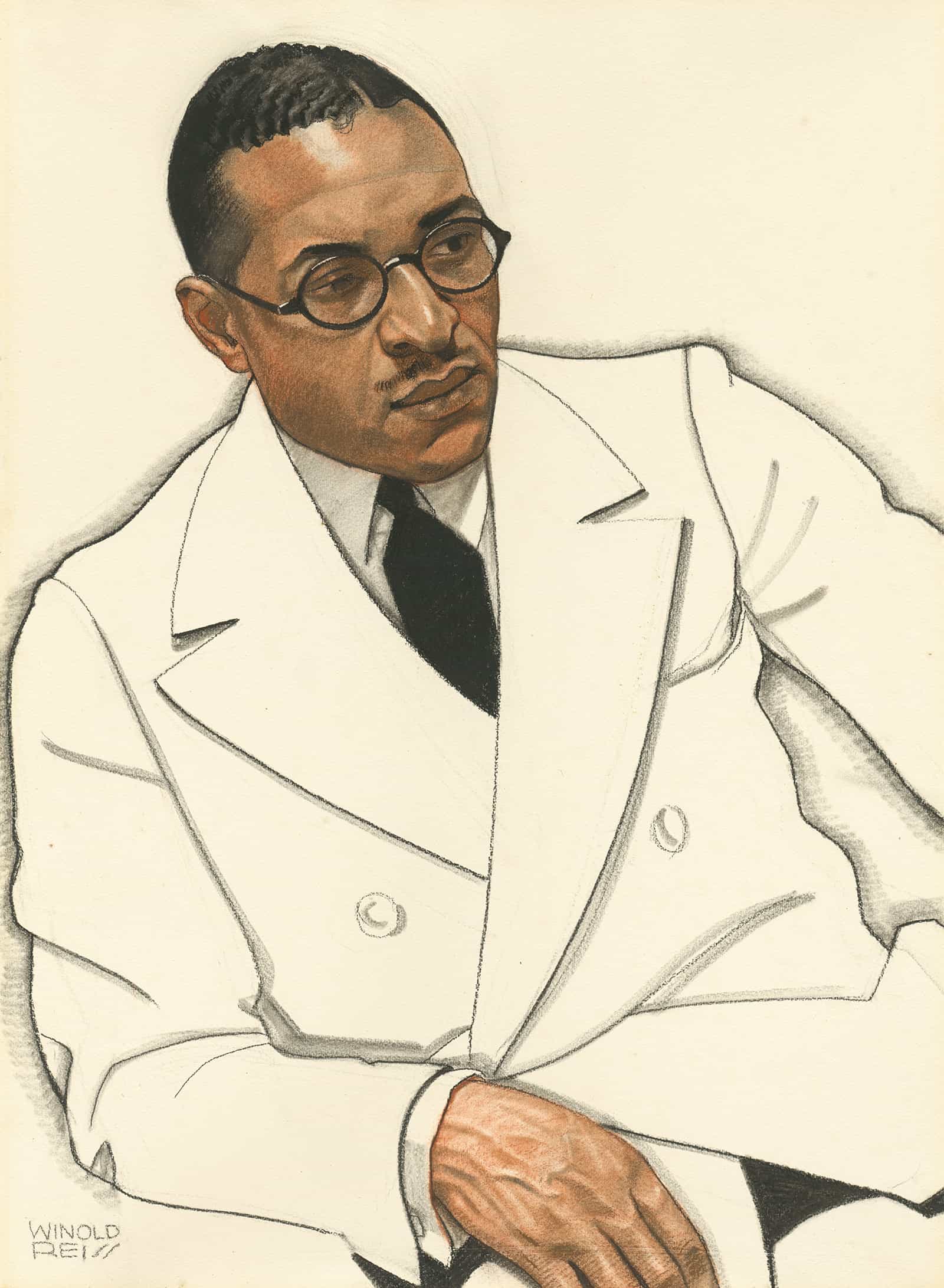 Charles Spurgeon Johnson by Winold Reiss