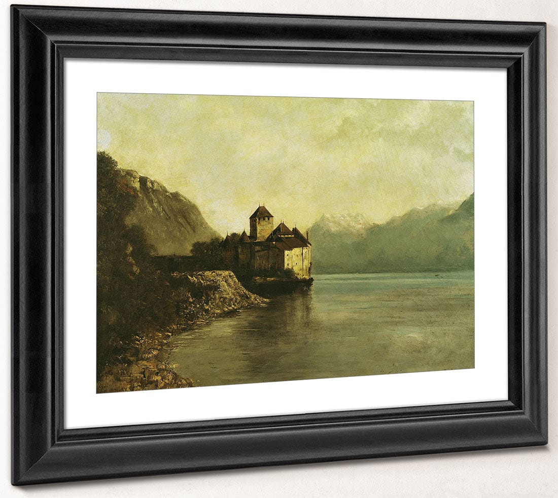 Chateau De Chillon By Jean Desire Gustave Courbet - Image 4