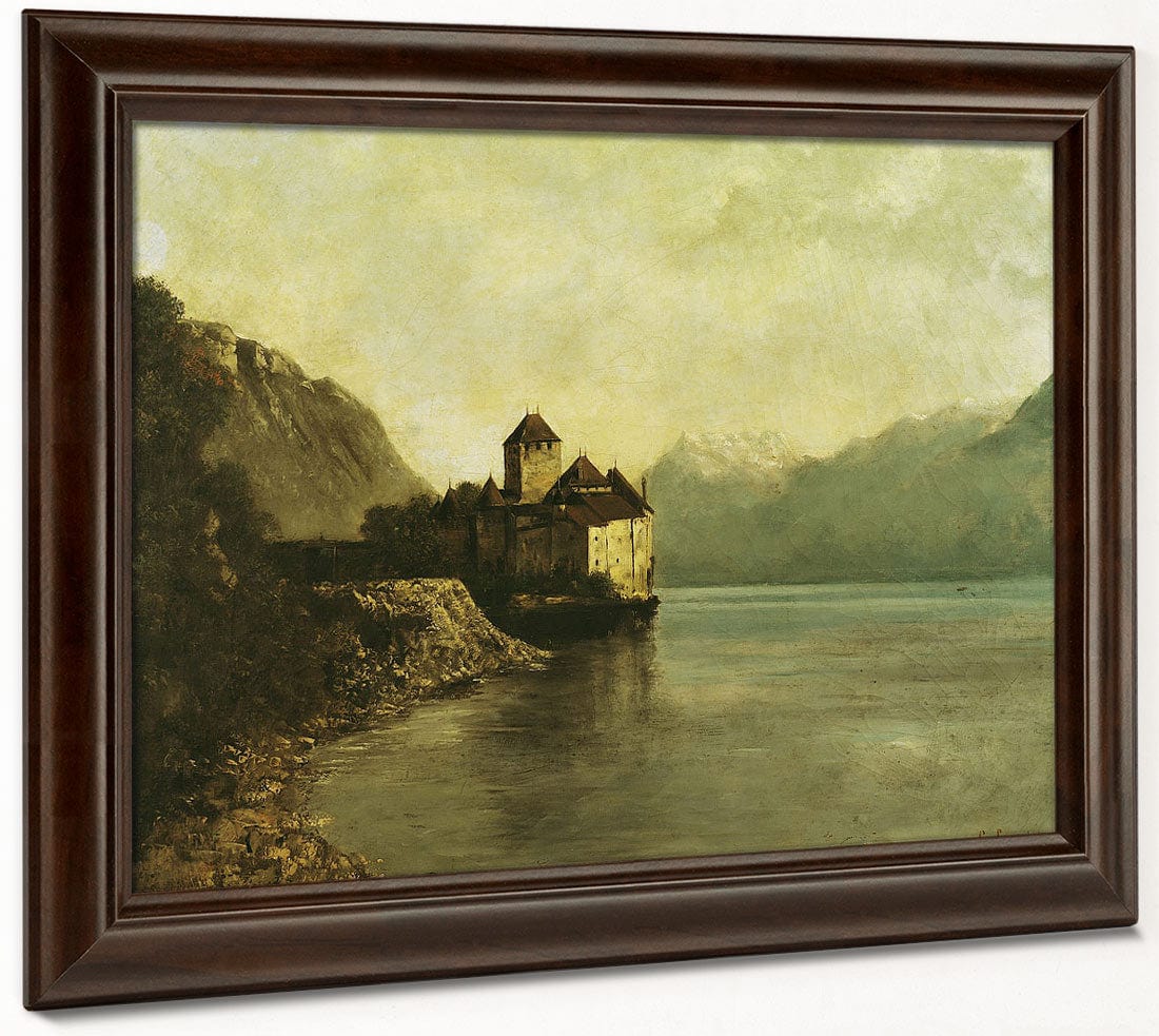 Chateau De Chillon By Jean Desire Gustave Courbet - Image 6