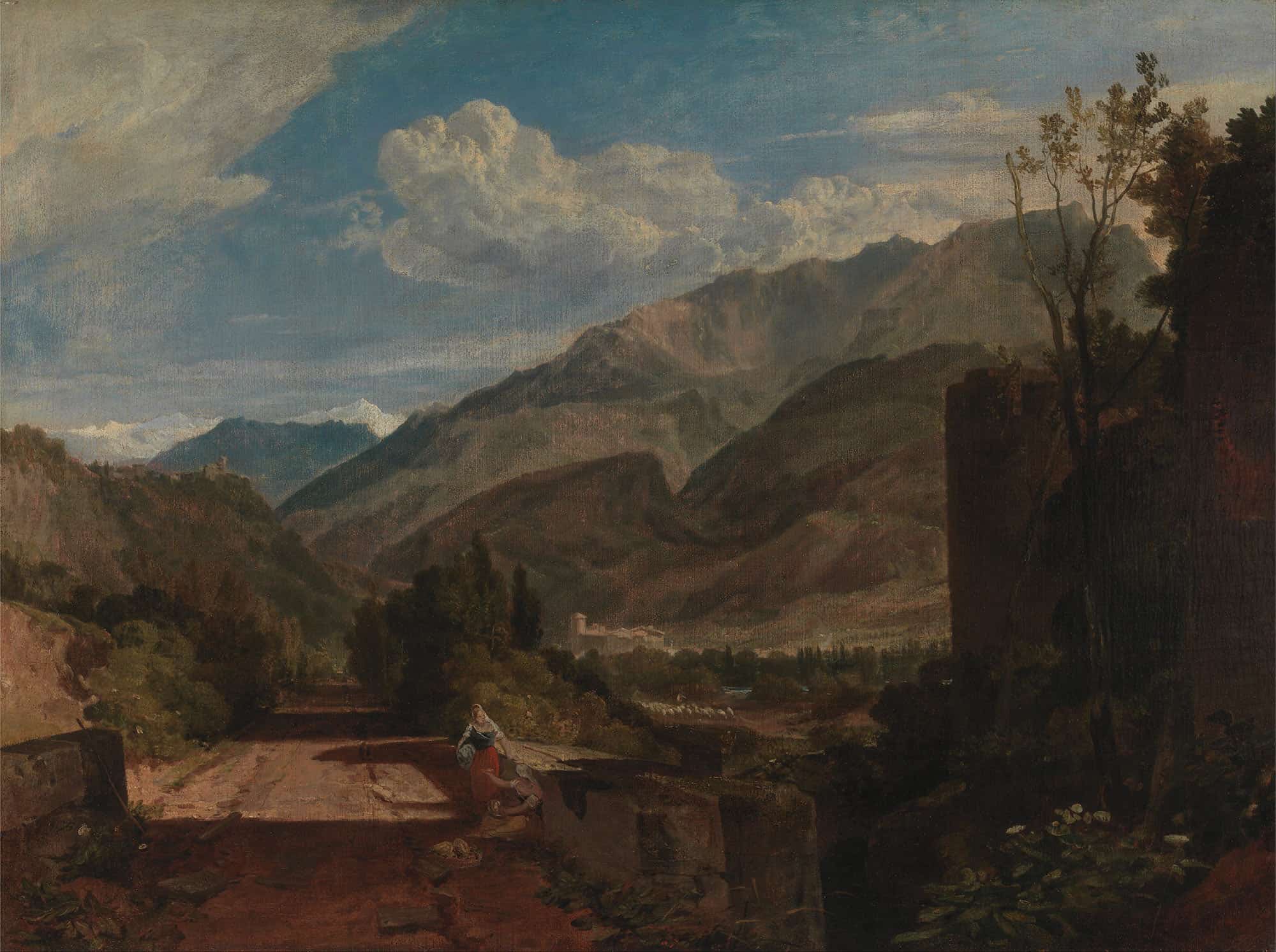 Chateau De St Michael Bonneville Savoy by Joseph Mallord William Turner