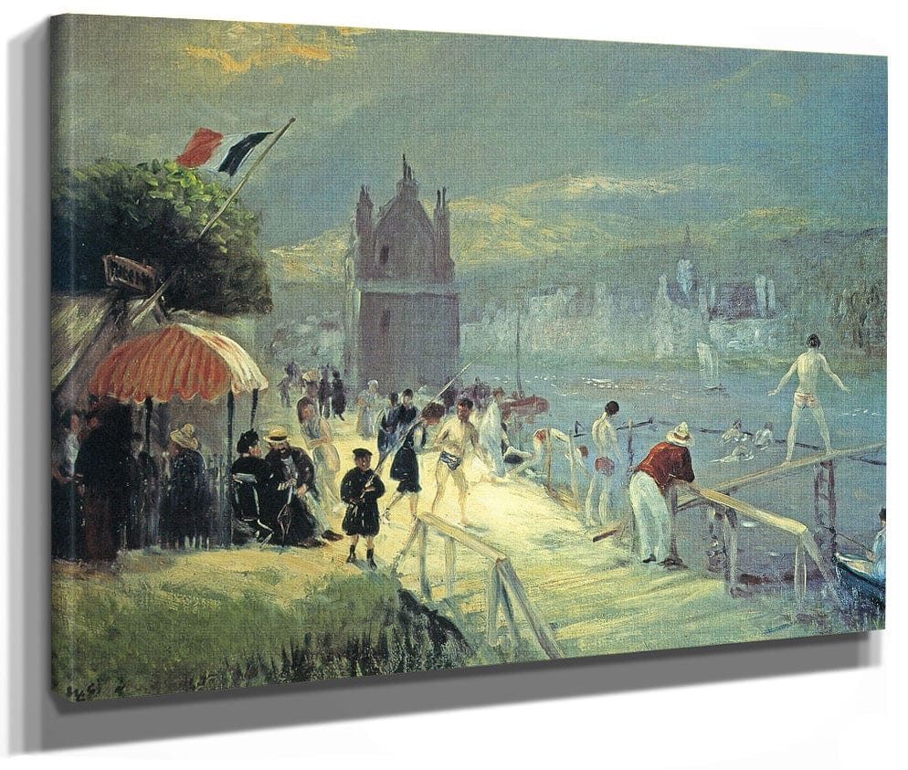 Chateau Thierry 1906 By William Glackens