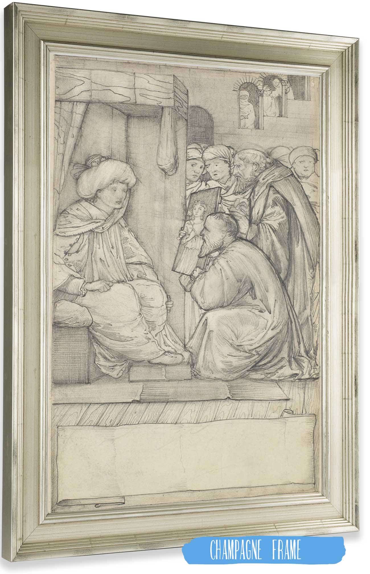 Chaucers Man Of Laws Tale Design by Sir Edward Coley Burne Jones