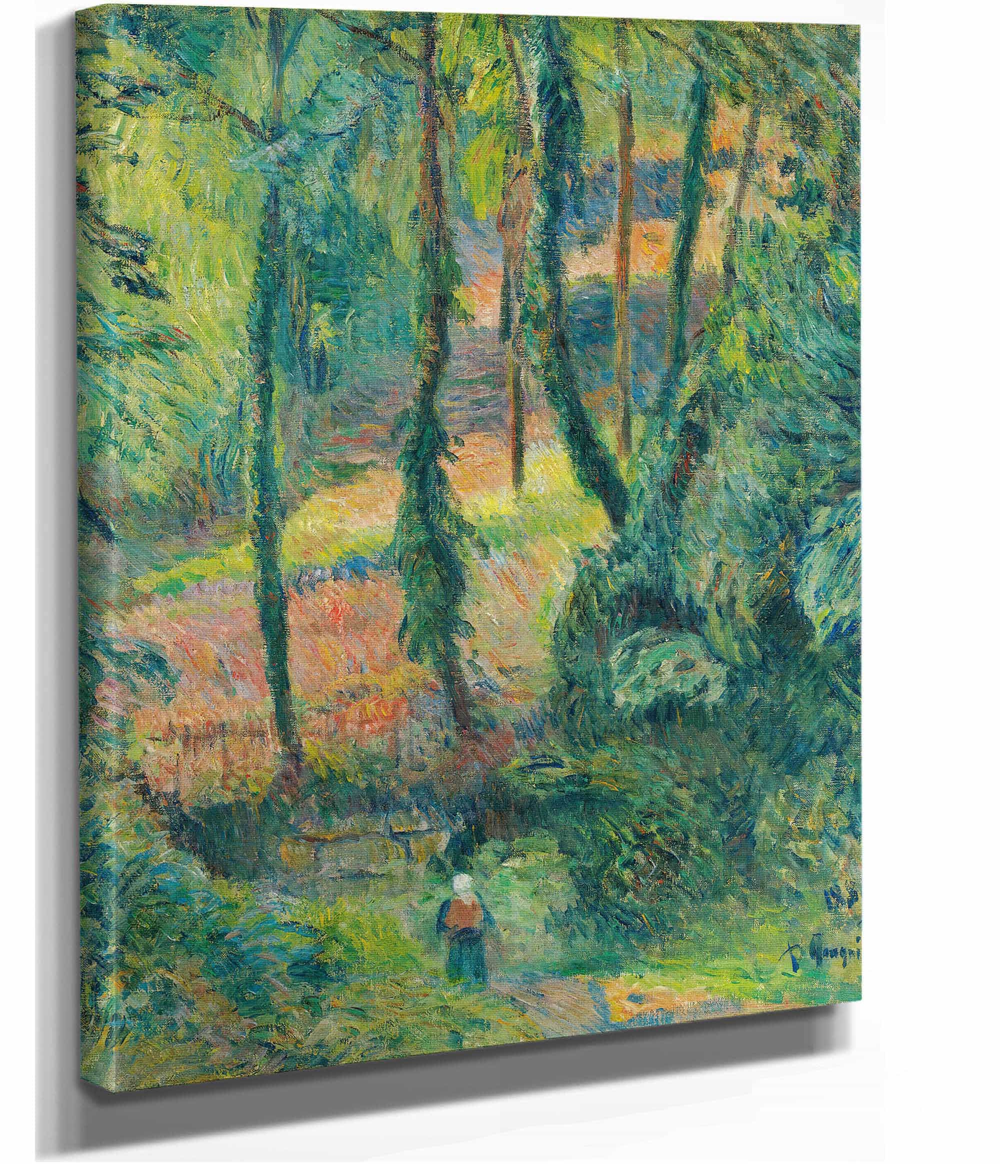 Chemin Creux Dans Une Pente Boisee by Paul Gauguin - Image 2