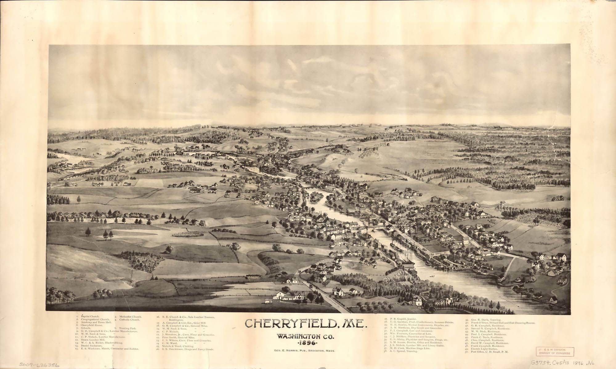 Cherryfield Me Washington Co 1896 State Of Washington - Image 7