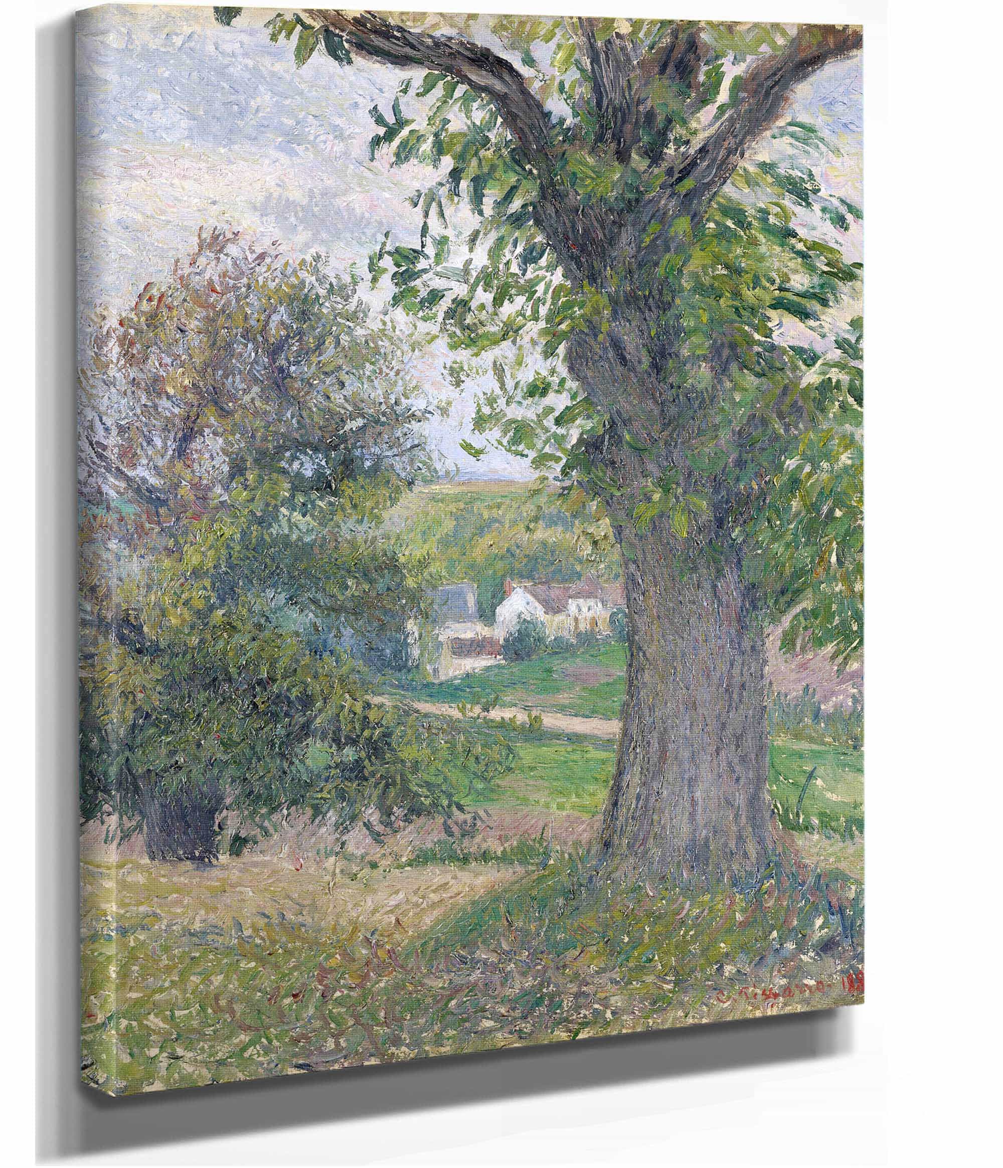 Chestnut Trees In Osny by Camille Pissarro - Image 2