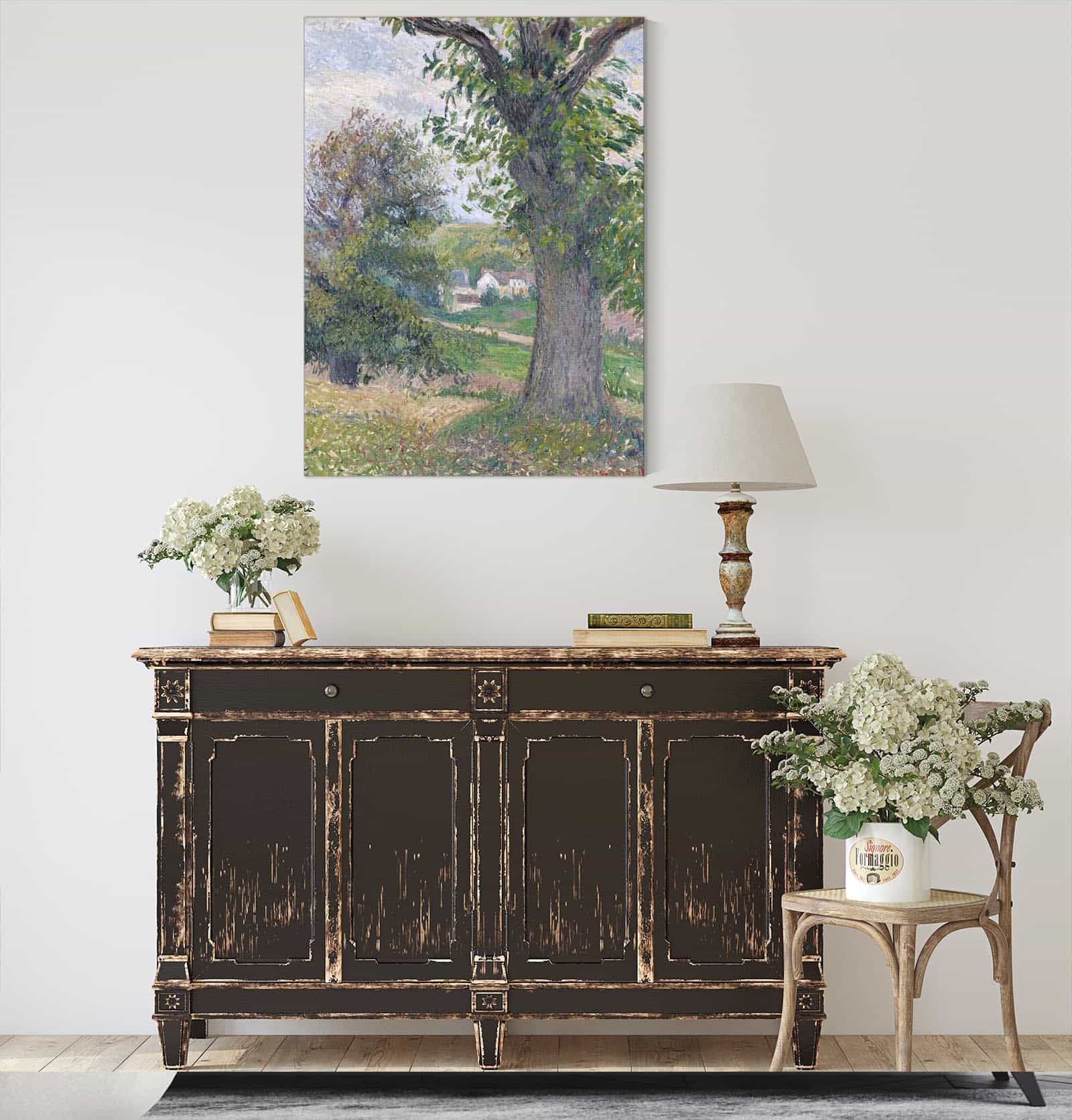 Chestnut Trees In Osny by Camille Pissarro - Image 4