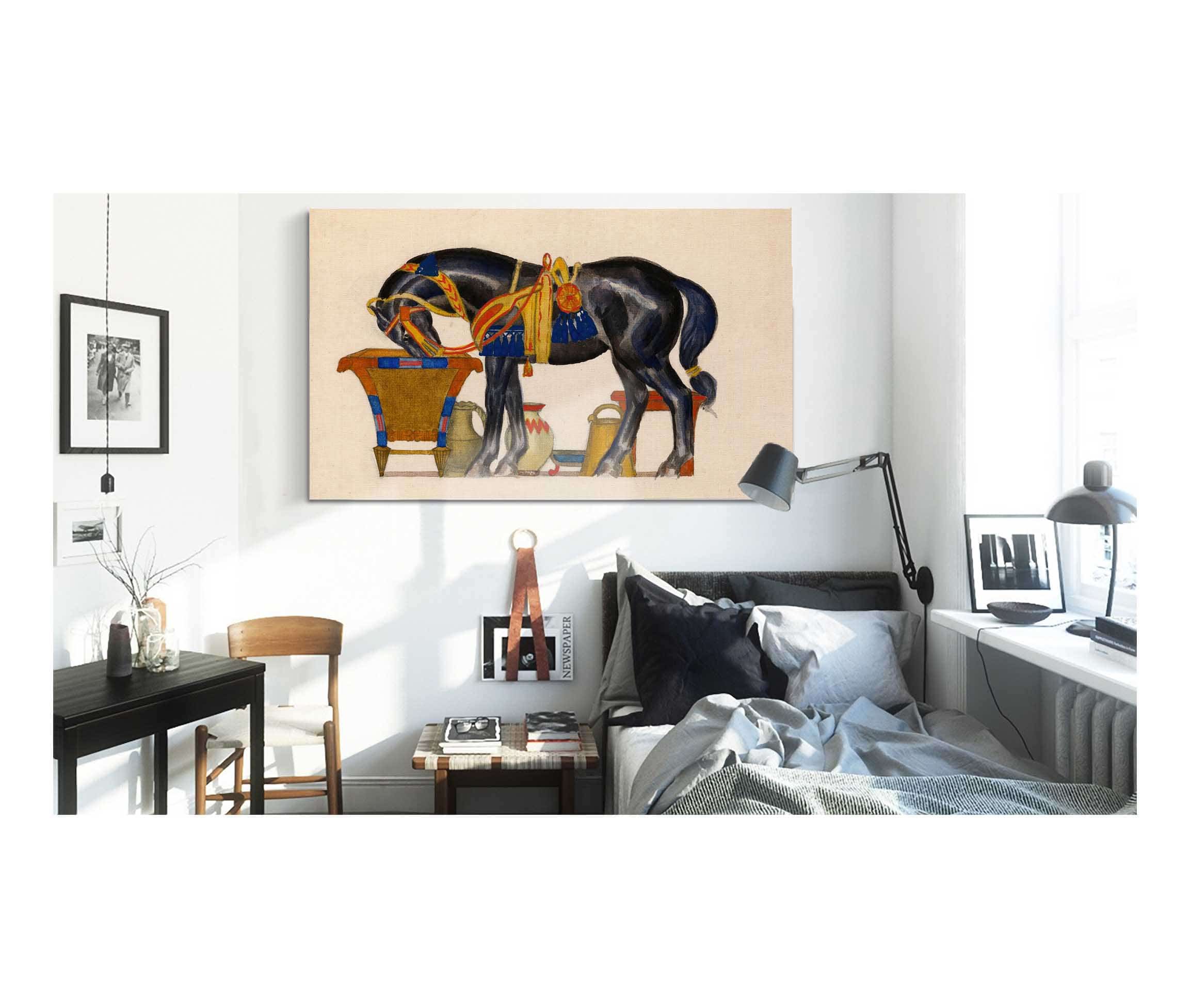 Cheval Sabreuvant by Leon Bakst - Image 3