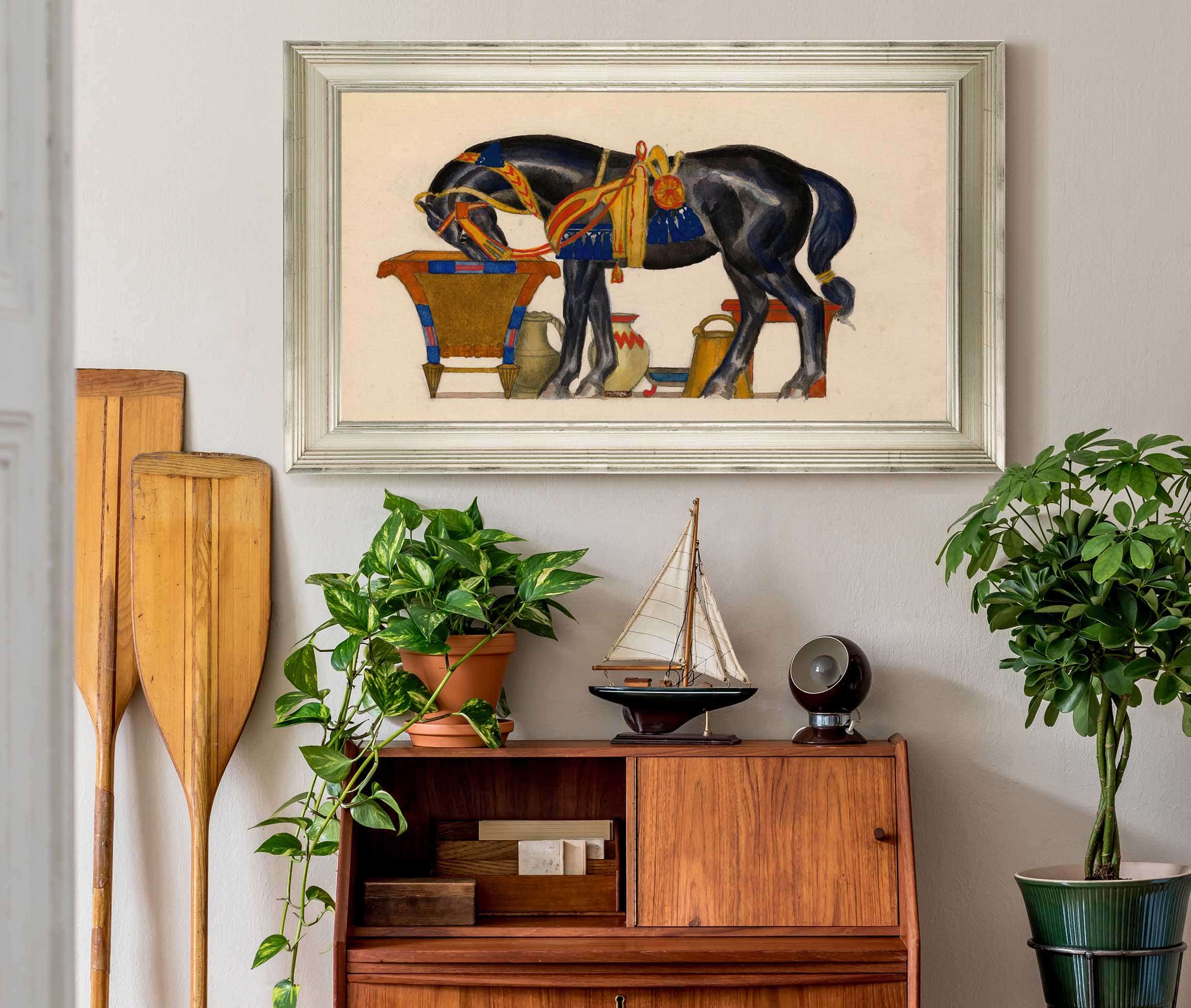 Cheval Sabreuvant by Leon Bakst - Image 6