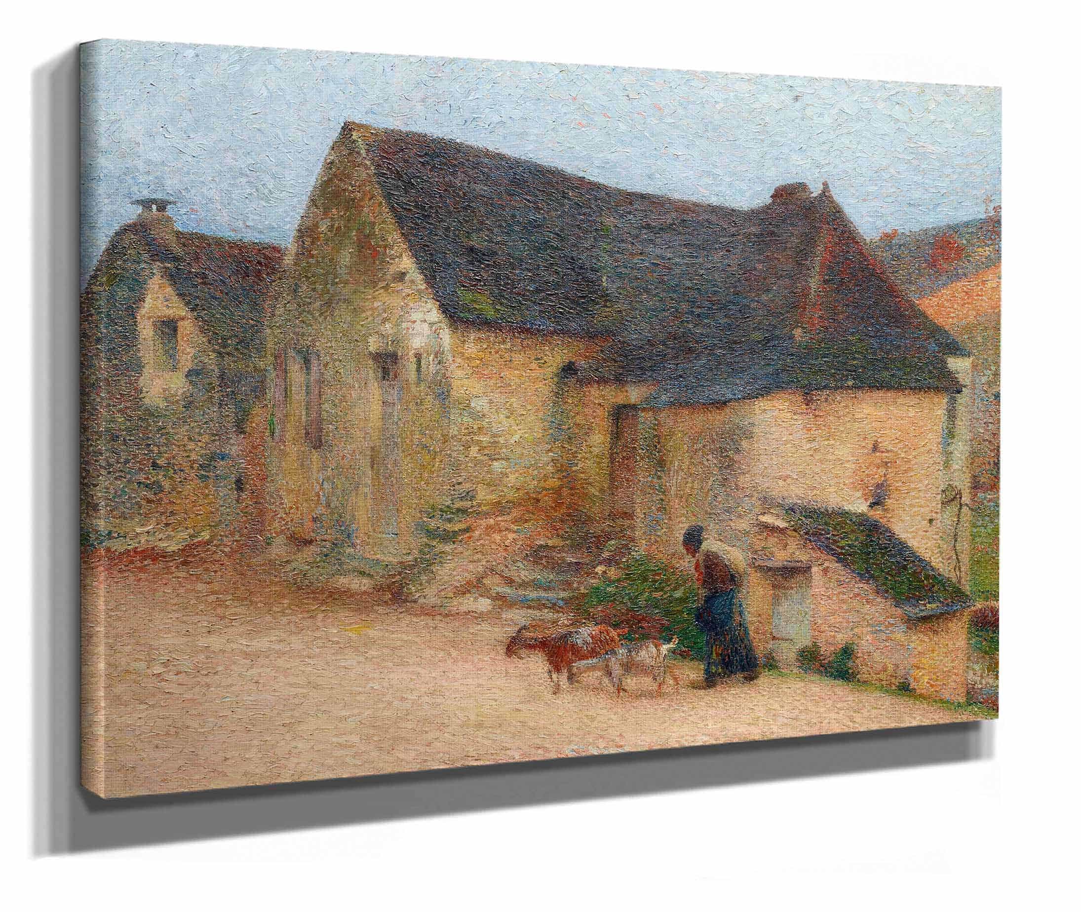 Chevriere Devant Une Vieille Maison A Labastide by Henri Martin - Image 2