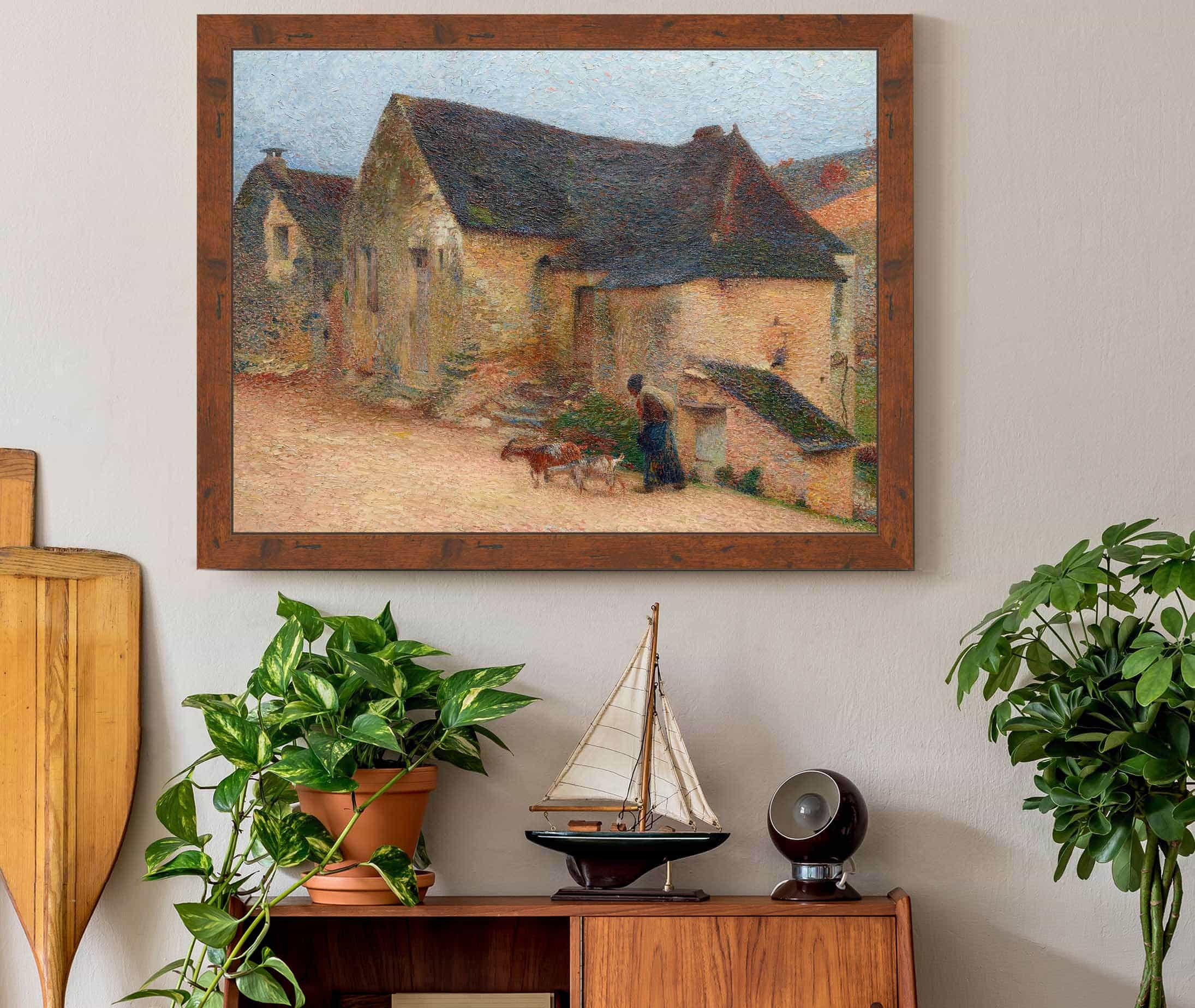 Chevriere Devant Une Vieille Maison A Labastide by Henri Martin - Image 3