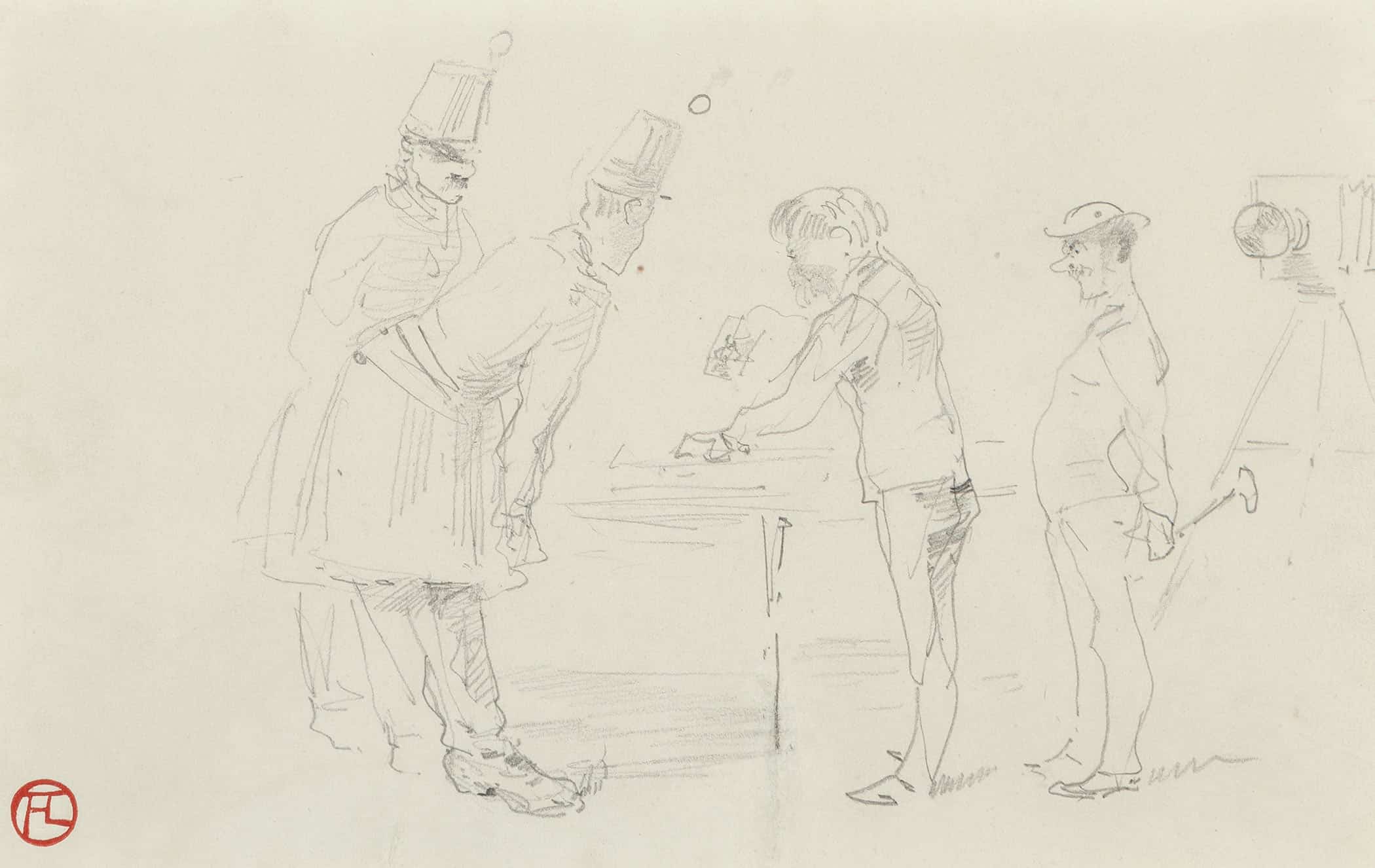 Chez Le Photographe by Henri De Toulouse Lautrec - Image 2