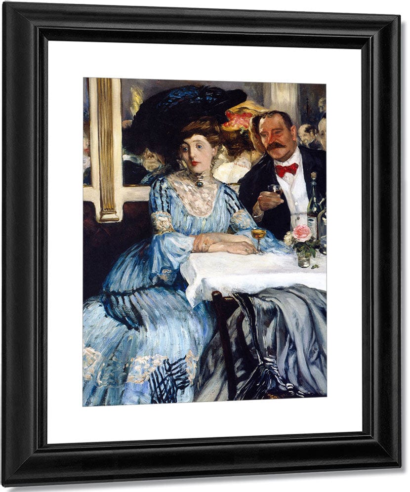 Chez Mouquin 1905 By William Glackens - Image 3