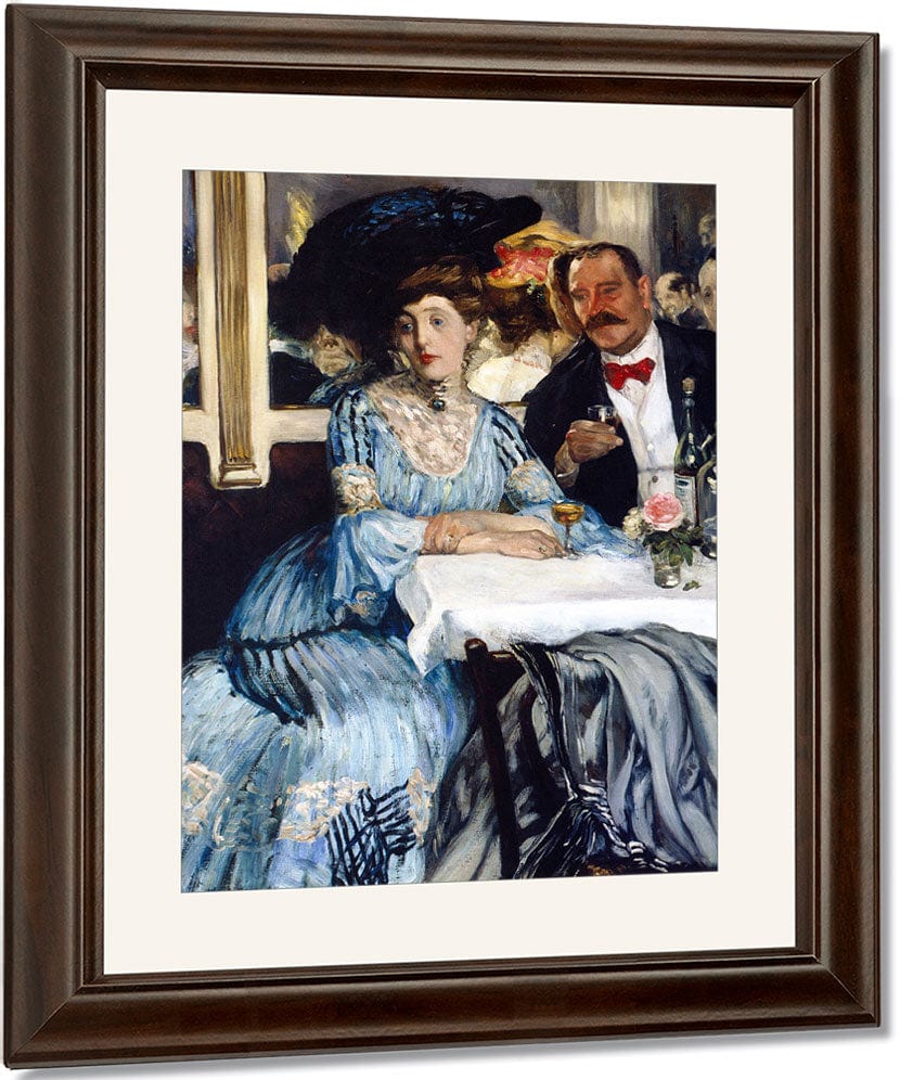 Chez Mouquin 1905 By William Glackens - Image 4