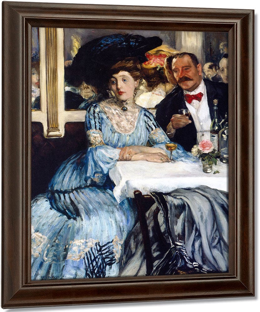 Chez Mouquin 1905 By William Glackens - Image 5