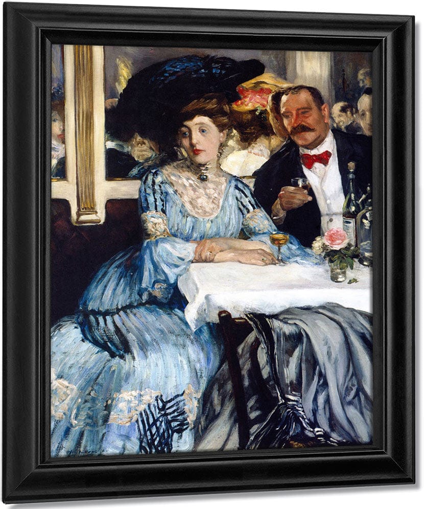 Chez Mouquin 1905 By William Glackens - Image 7