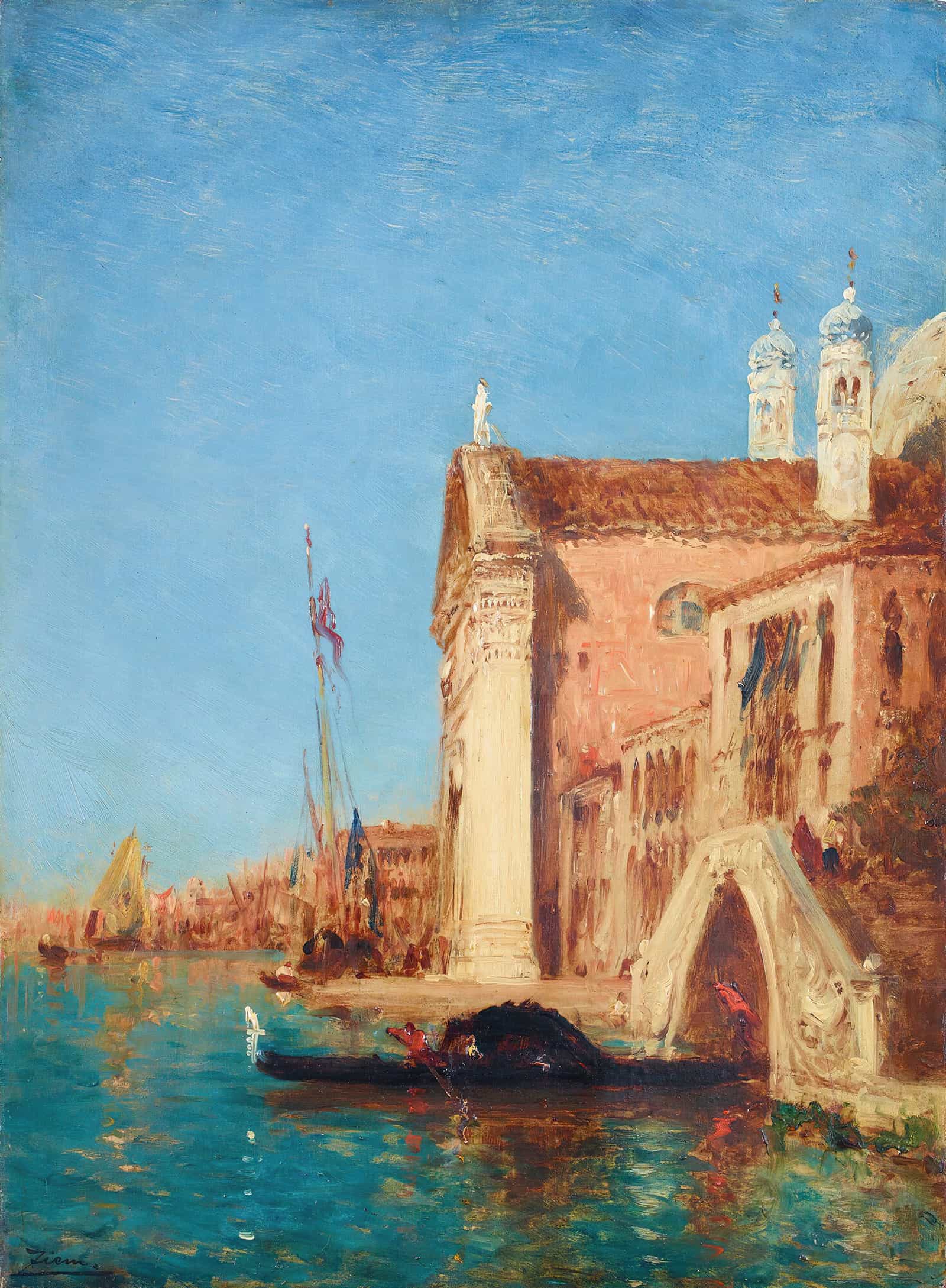 Chiesa Dei Gesuati Venice by Felix Ziem