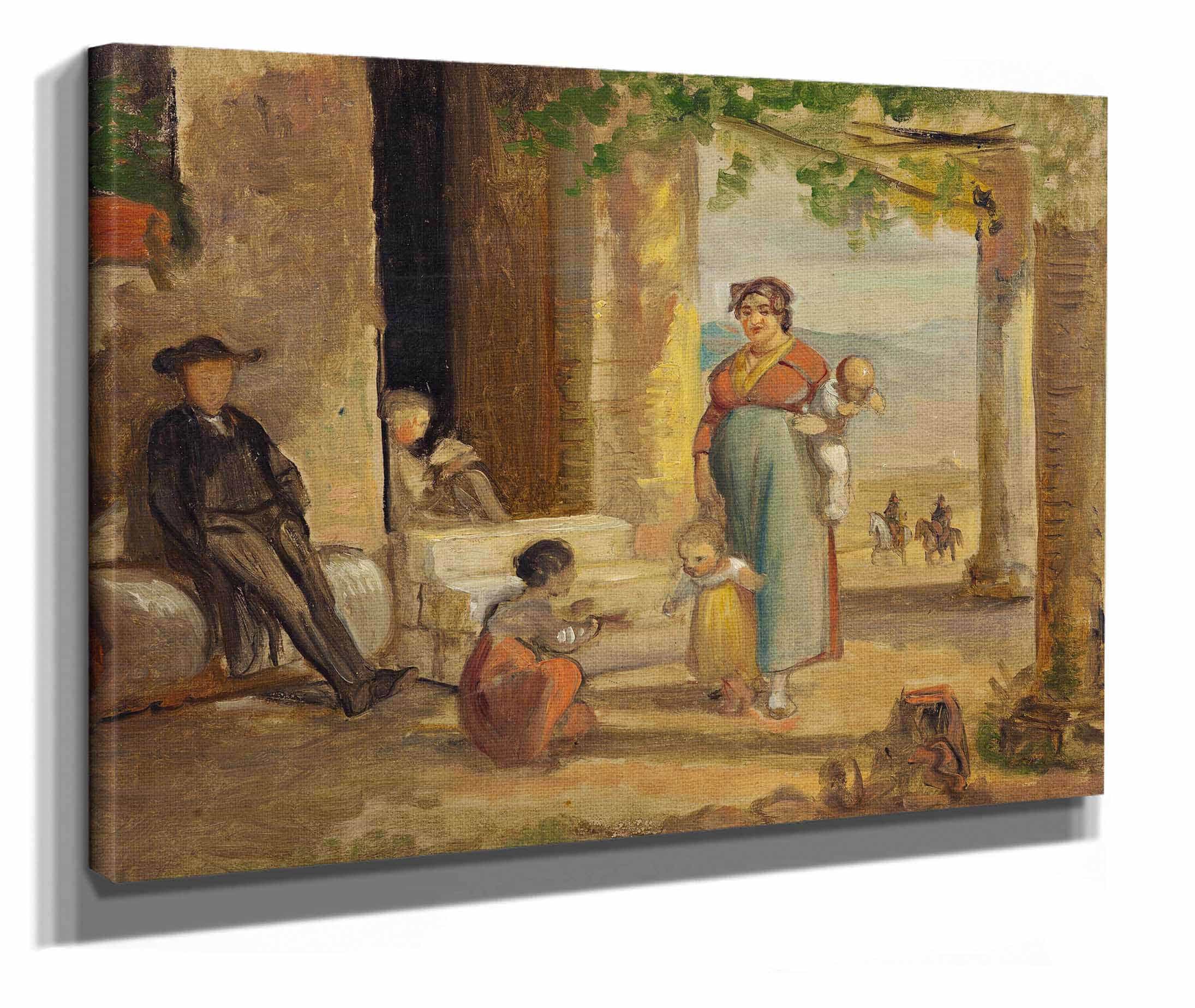 Child Learning To Walk Before by Wilhelm Marstrand - Image 2
