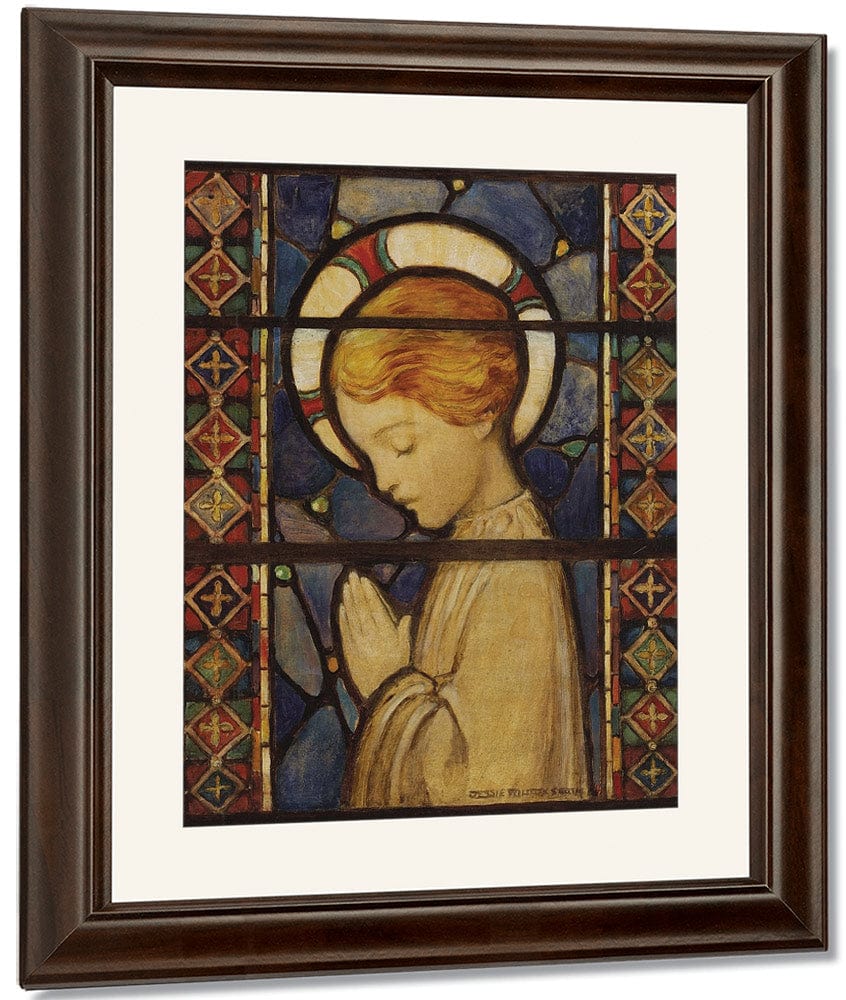 Child Praying 1920 Original Cover Illustration For Good Housekeeping December 1920 By Jessie Willcox Smith - Image 4