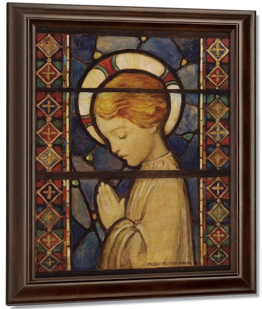 Child Praying 1920 Original Cover Illustration For Good Housekeeping December 1920 By Jessie Willcox Smith - Image 5