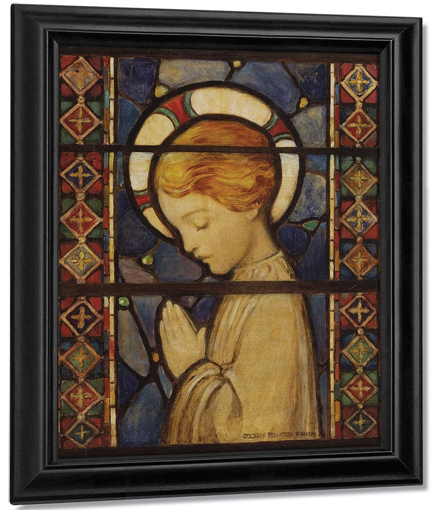 Child Praying 1920 Original Cover Illustration For Good Housekeeping December 1920 By Jessie Willcox Smith - Image 7