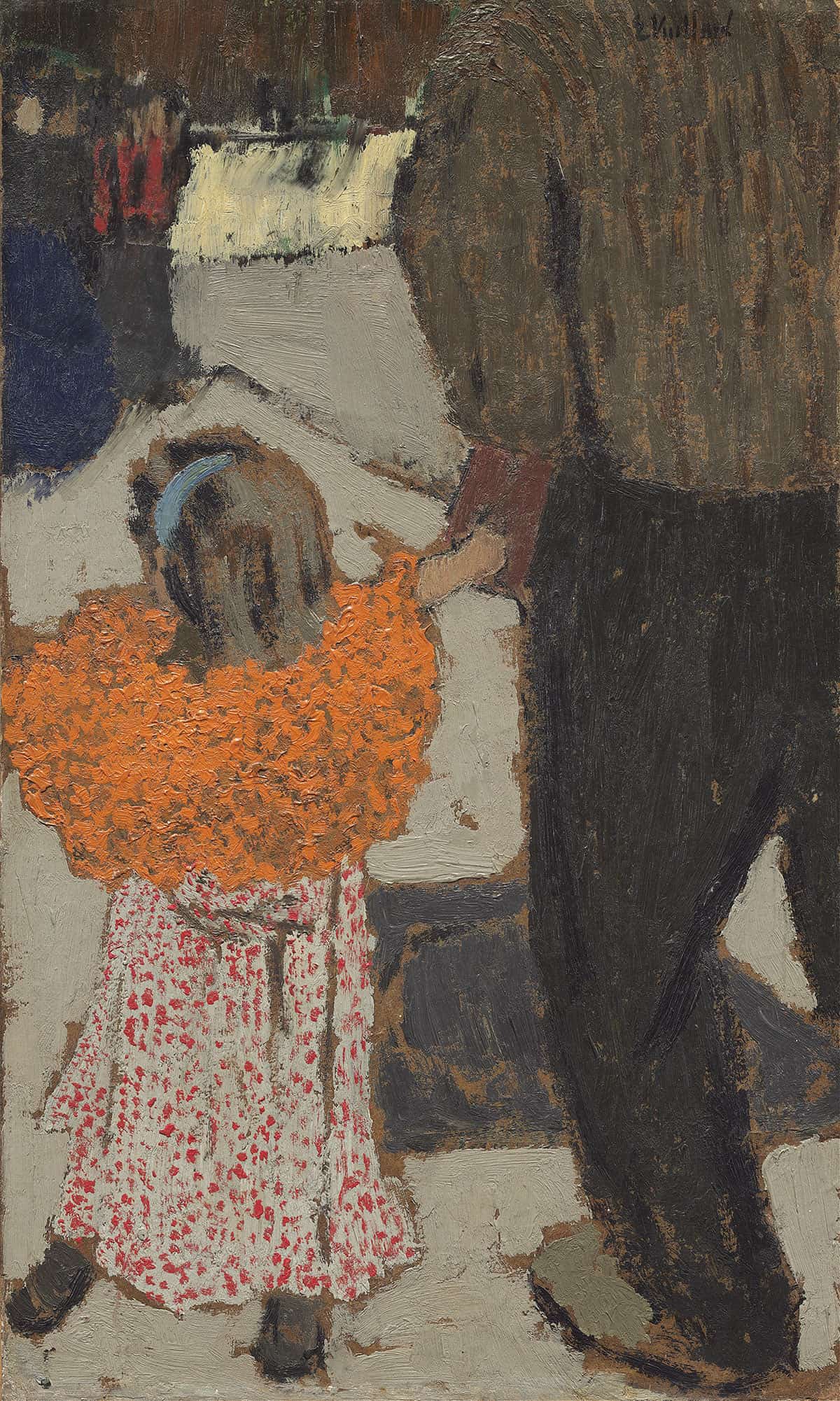 Child Wearing A Red Scarf by Edouard Vuillard - Image 3