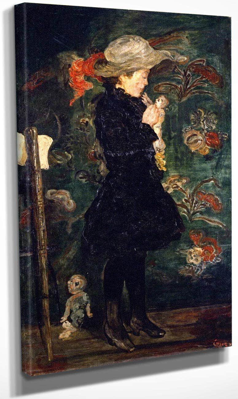 Child With Doll By James Ensor