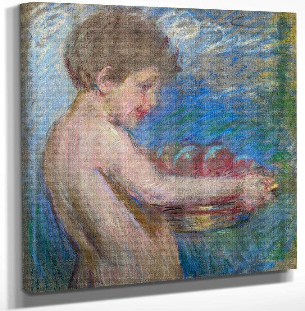Child With Fruit By Alice Pike Barney