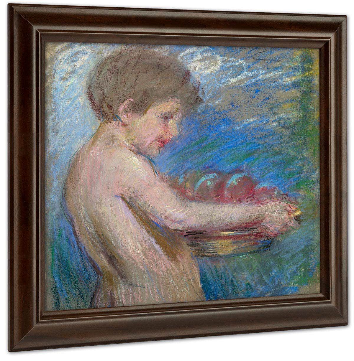 Child With Fruit By Alice Pike Barney - Image 4