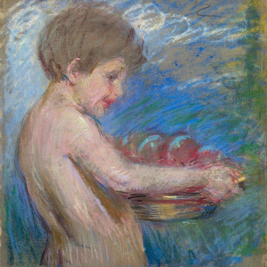 Child With Fruit By Alice Pike Barney - Image 5