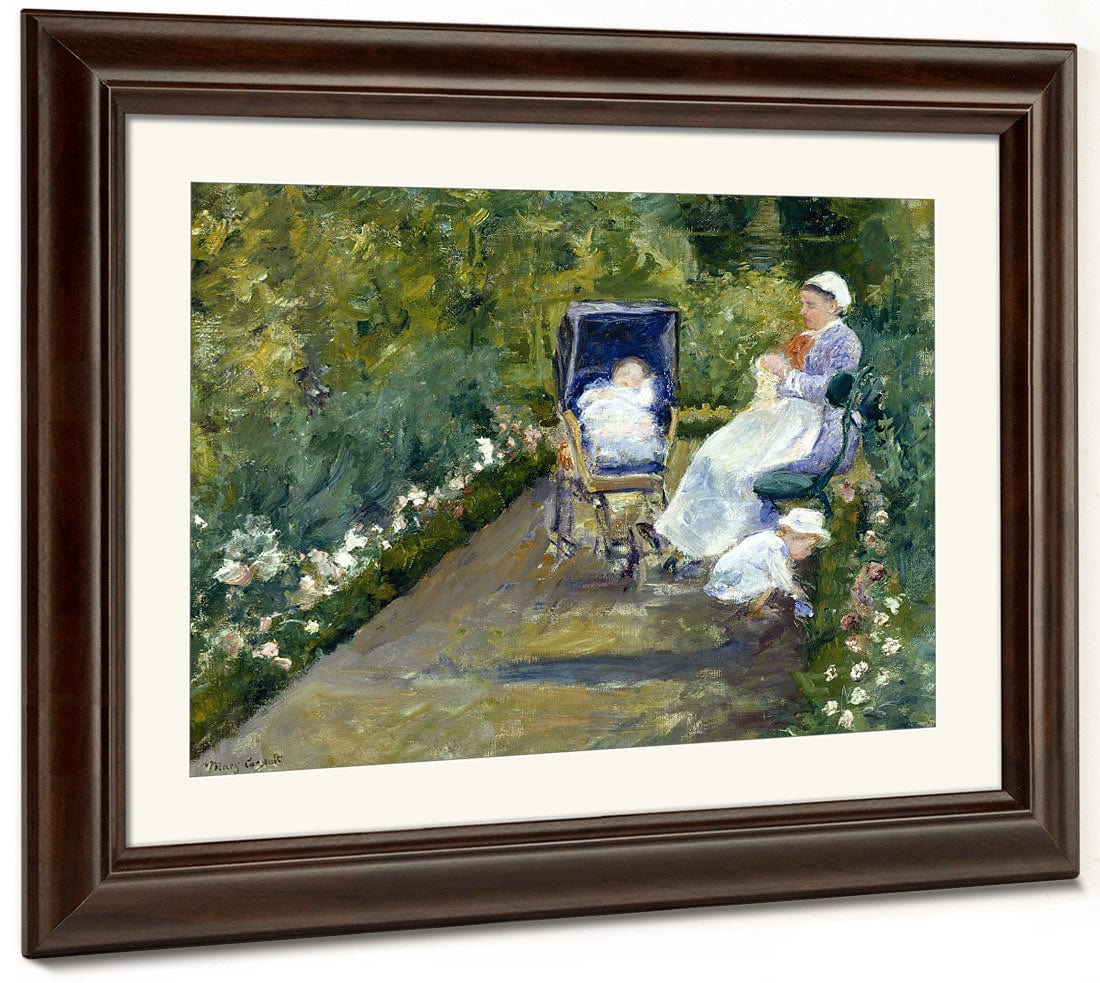 Children In A Garden (The Nurse) By Mary Cassatt - Image 3